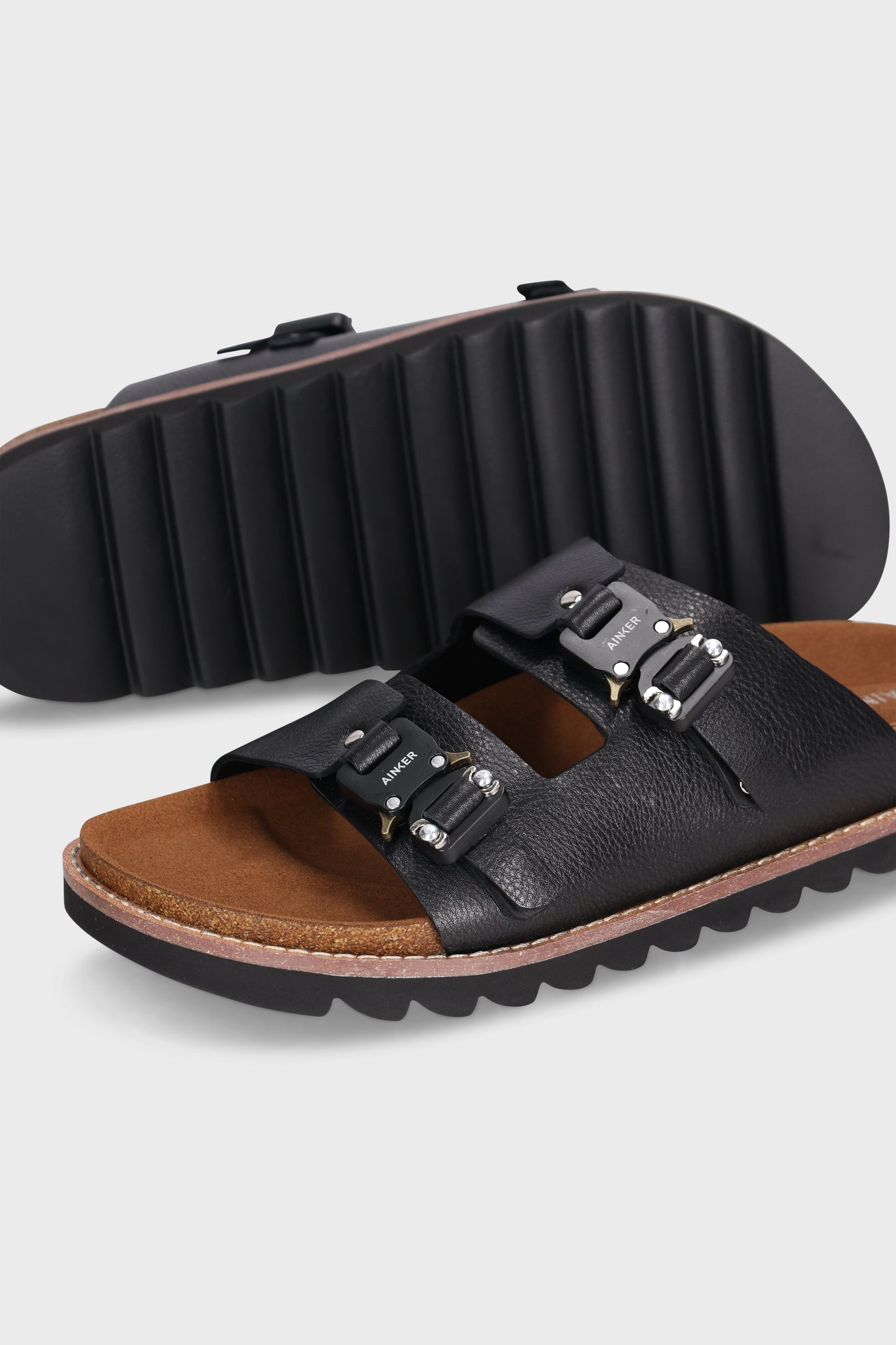 Swish Black Leather