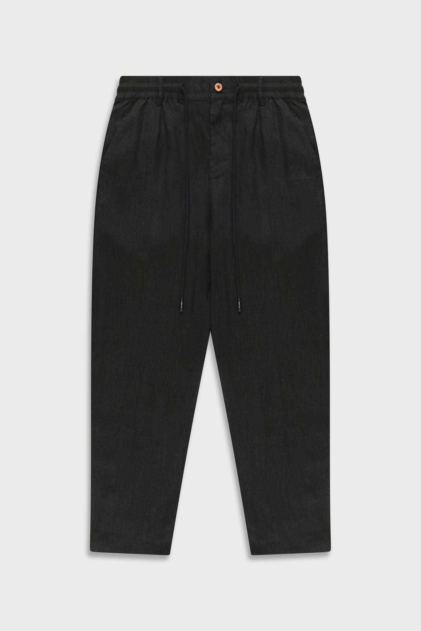 Linen 777 Black Pants