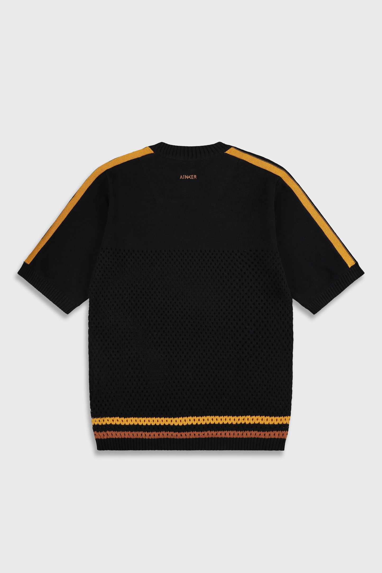 Black/Orange Mesh 804 T-Shirt