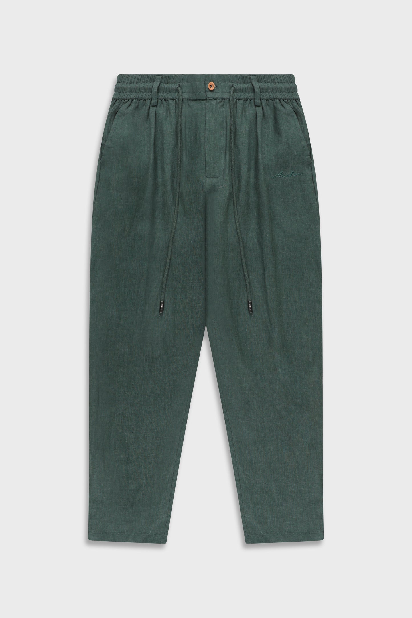 Linen 777 Olive Pants