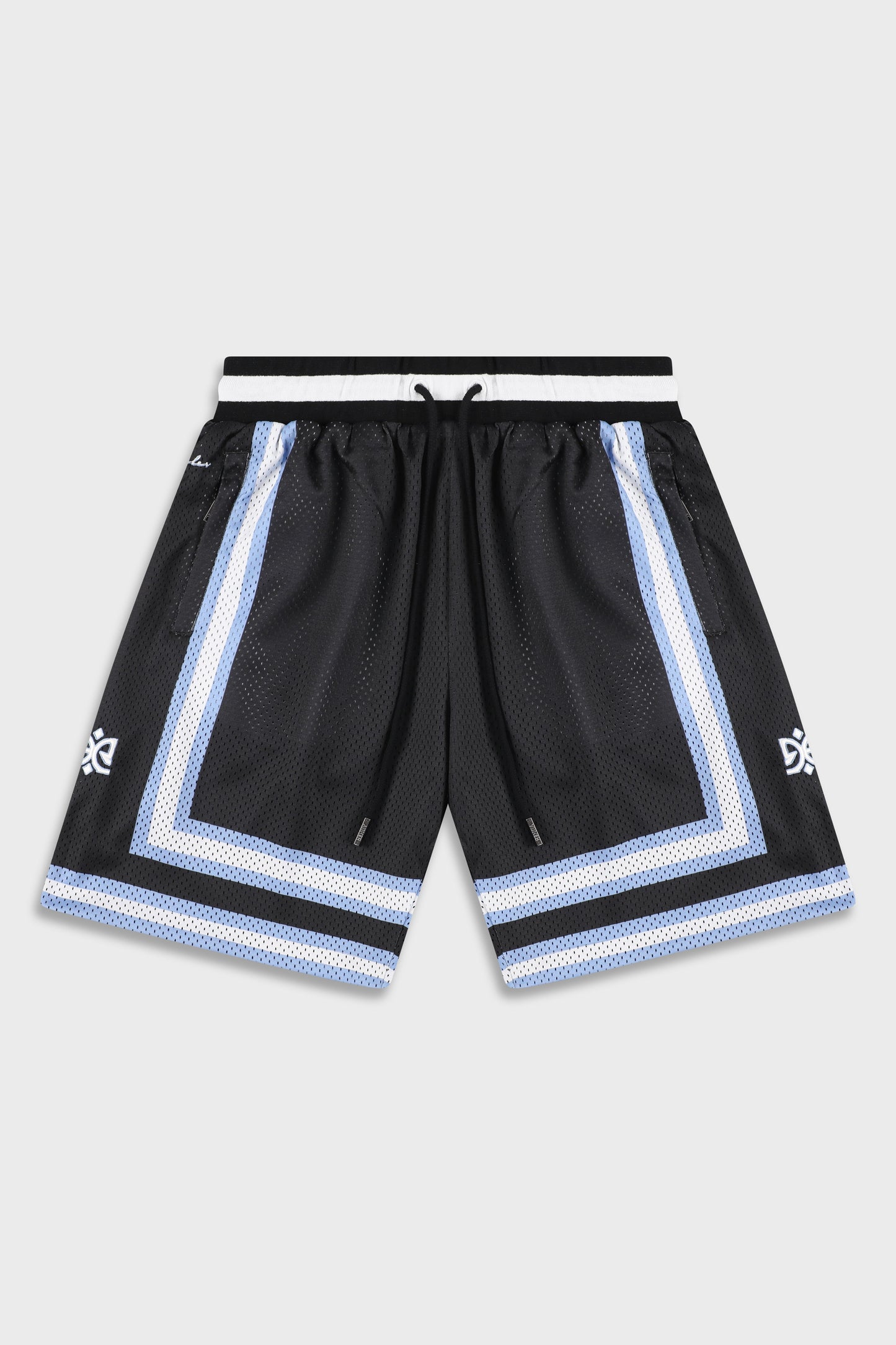 BB 712 Black/Blue Short Pant