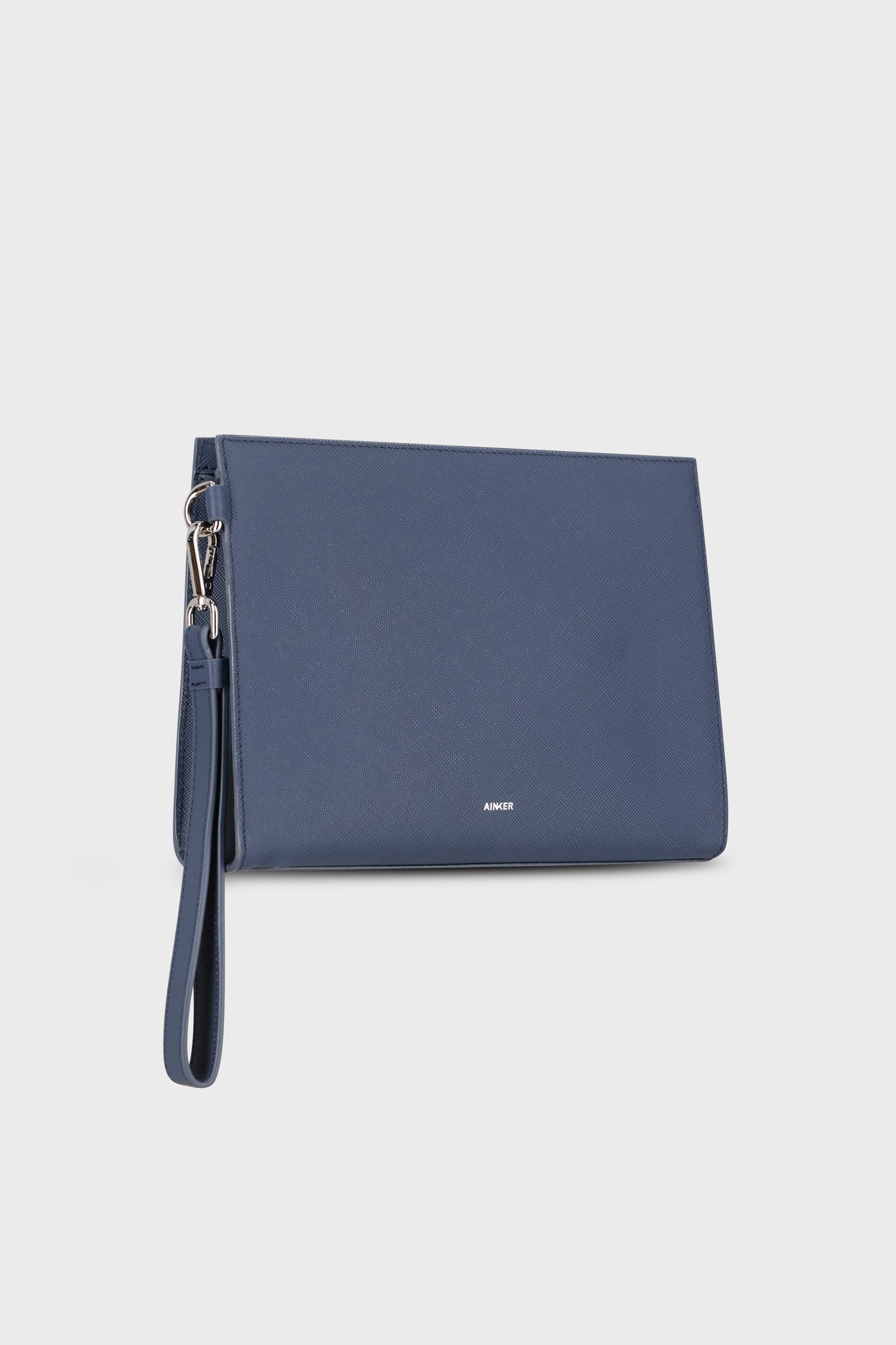 Navy 691 Clutch Saffiano Bag