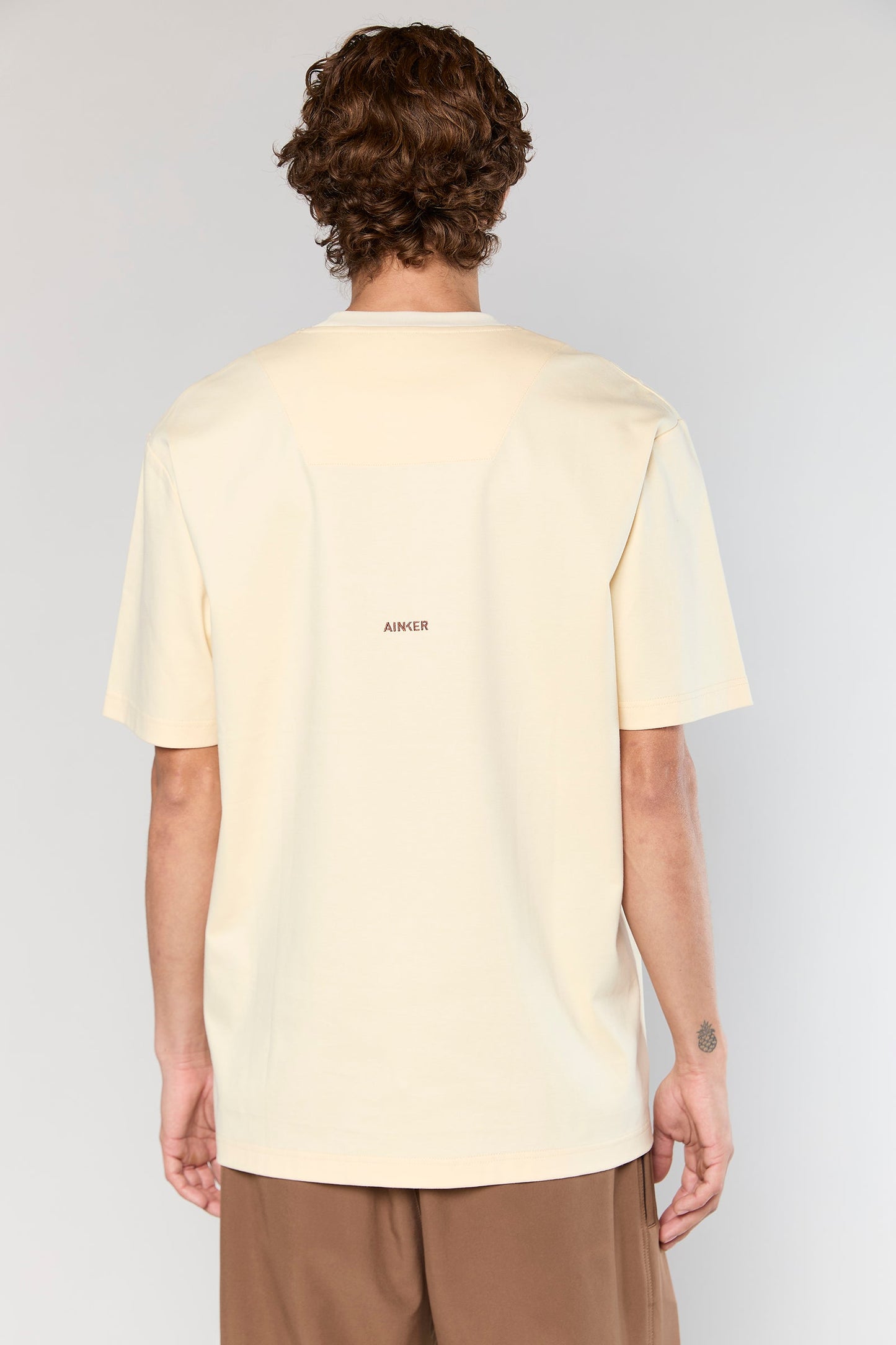 Mercerized 743 Beige T-Shirt