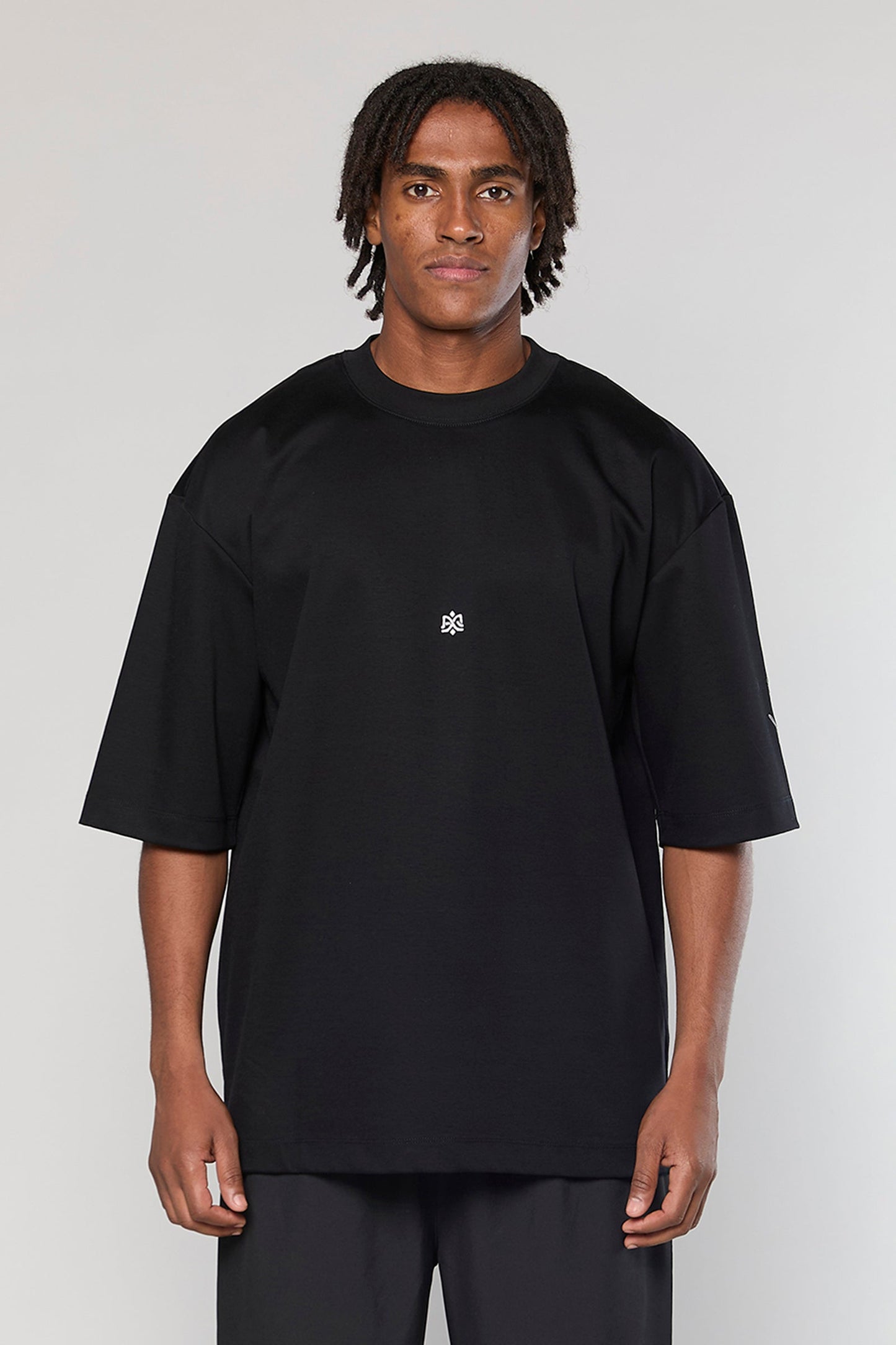 Mercerized 858 Black T-Shirt
