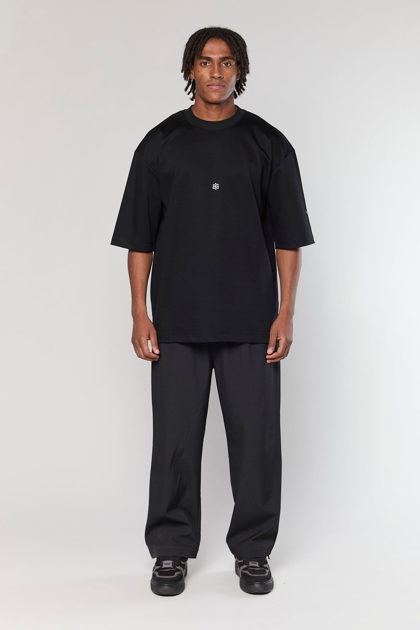 Mercerized 858 Black T-Shirt