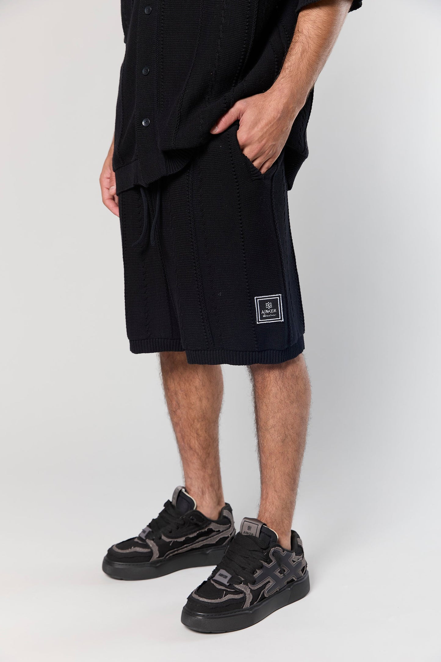 Black Knit 720 Short Pant