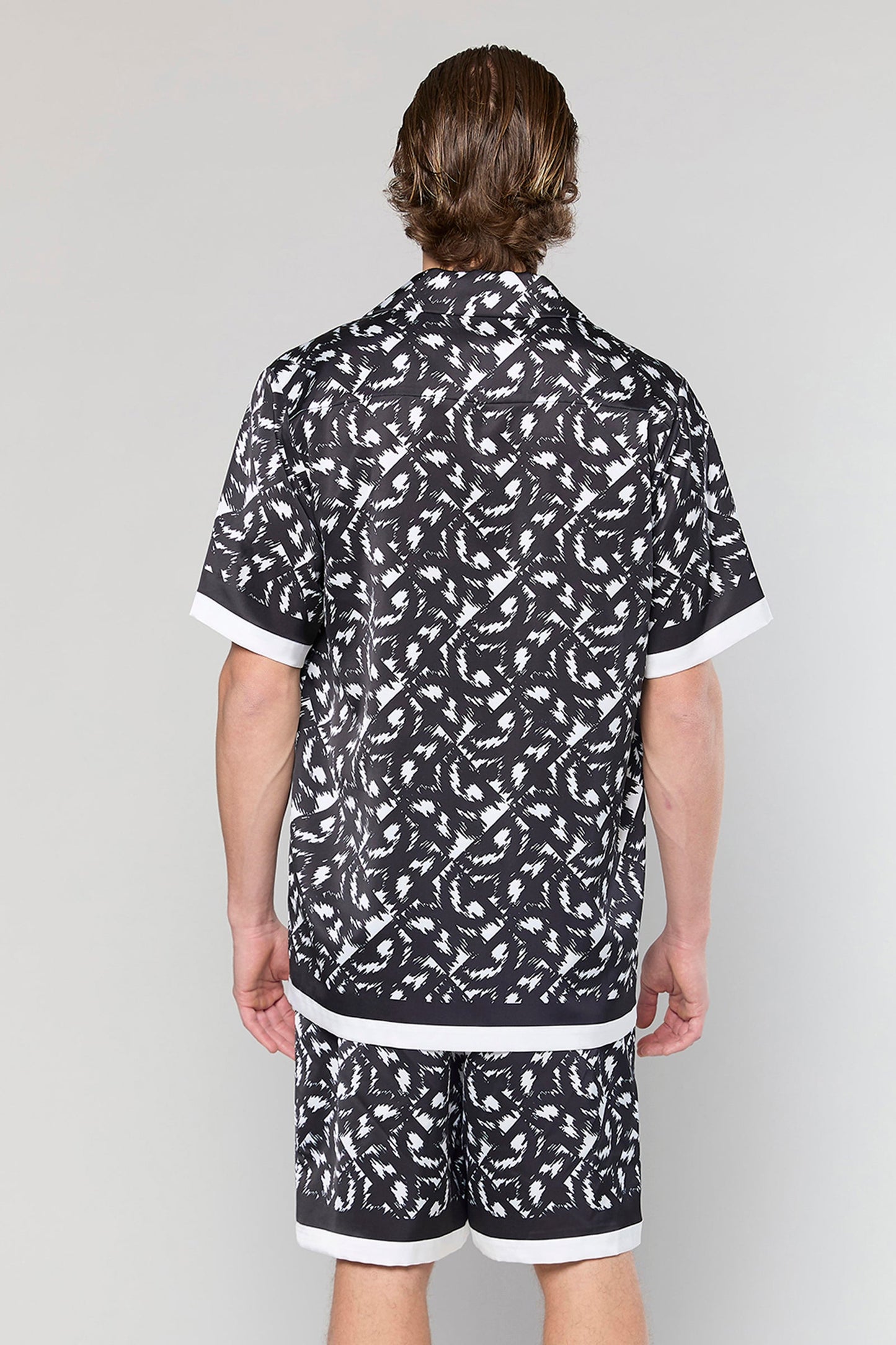 Satin 839 Black Shirt