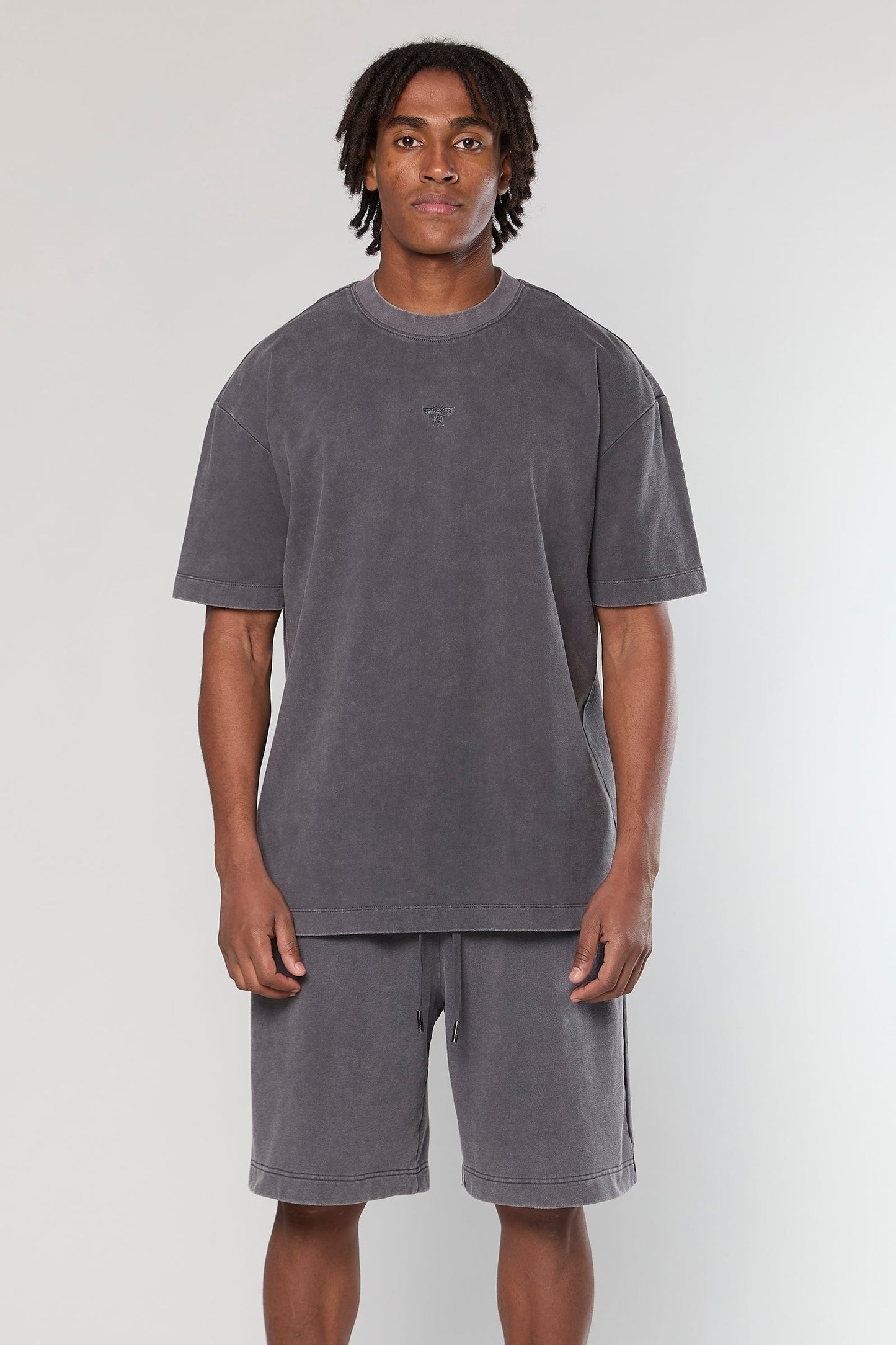 Cotton Wash 856 D.Gray T-Shirt