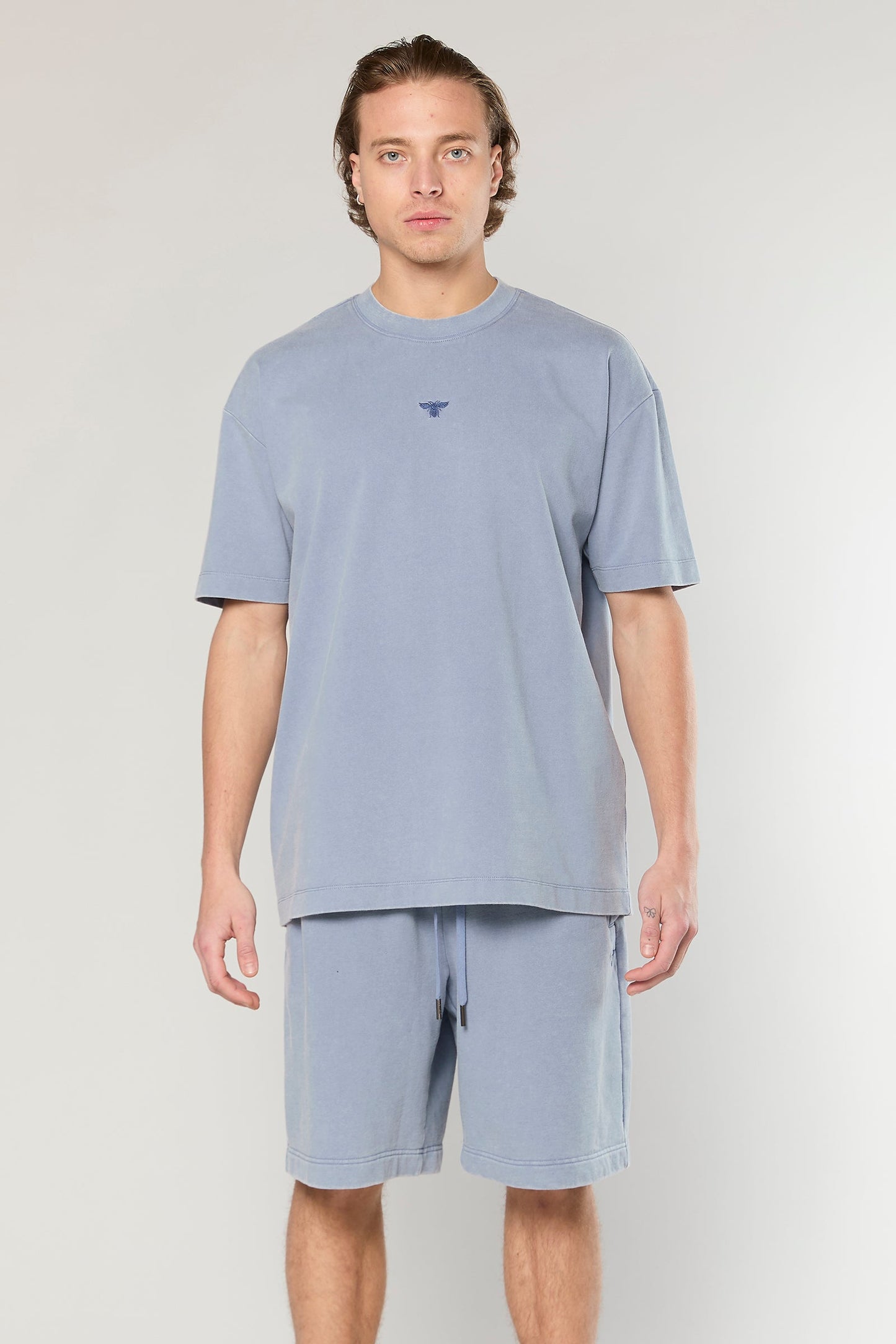 Cotton Wash 856 L.Blue T-Shirt