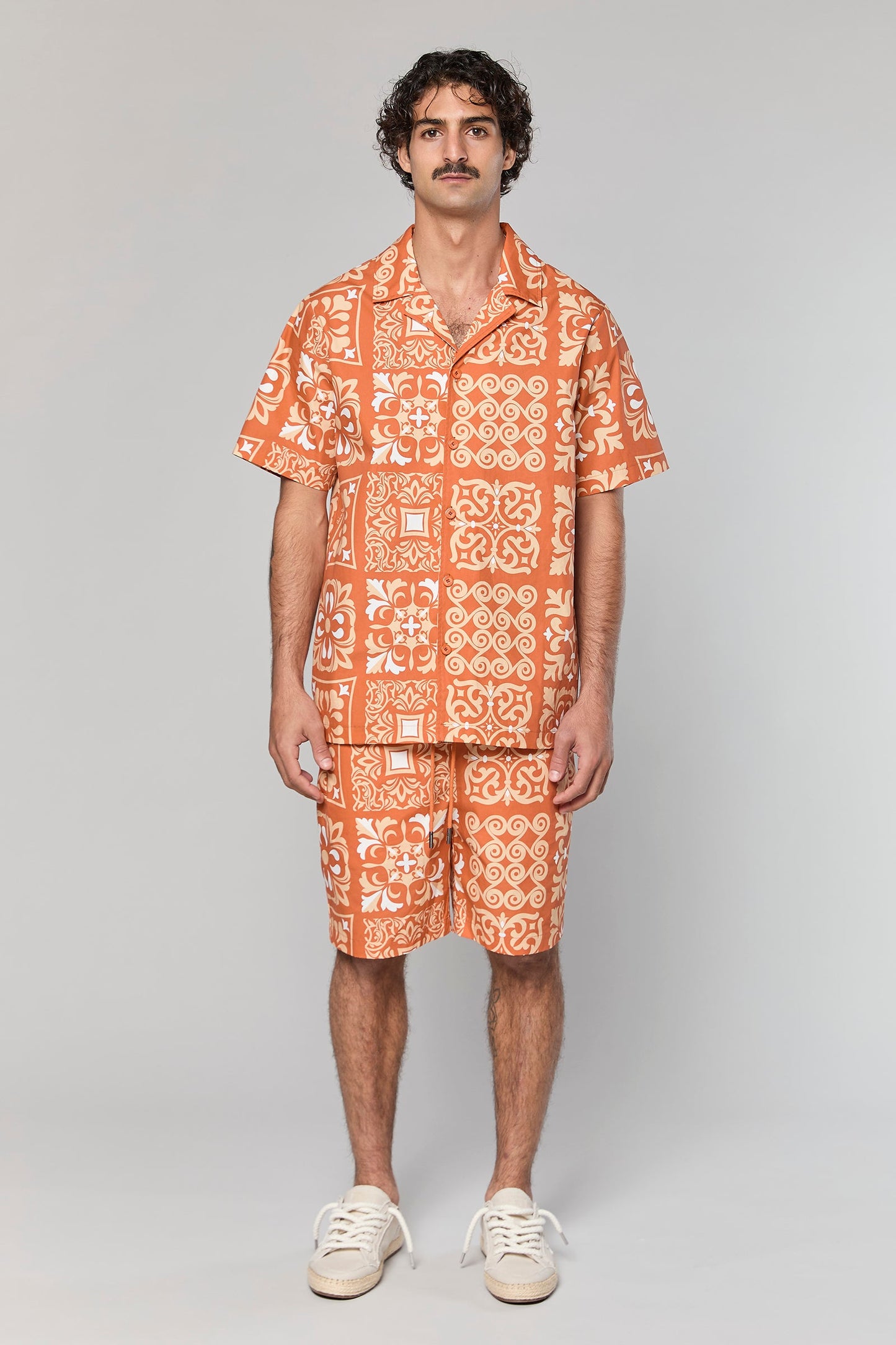 Cotton Poplin 840 Terracotta Shirt