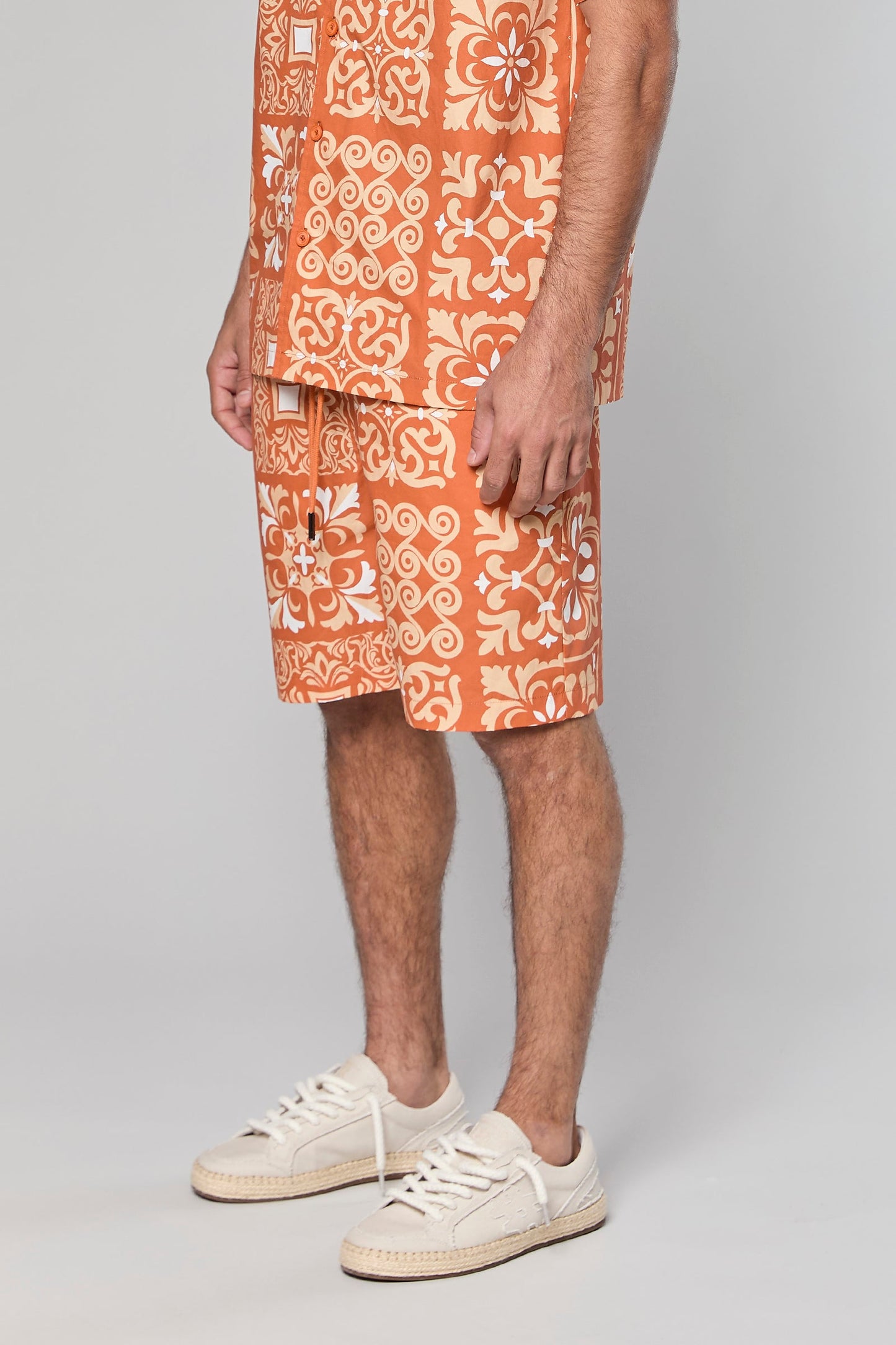 Cotton Poplin 840 Terracotta Short
