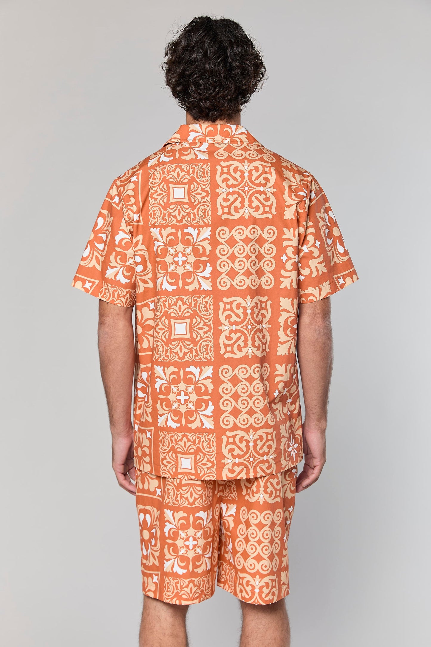 Cotton Poplin 840 Terracotta Shirt