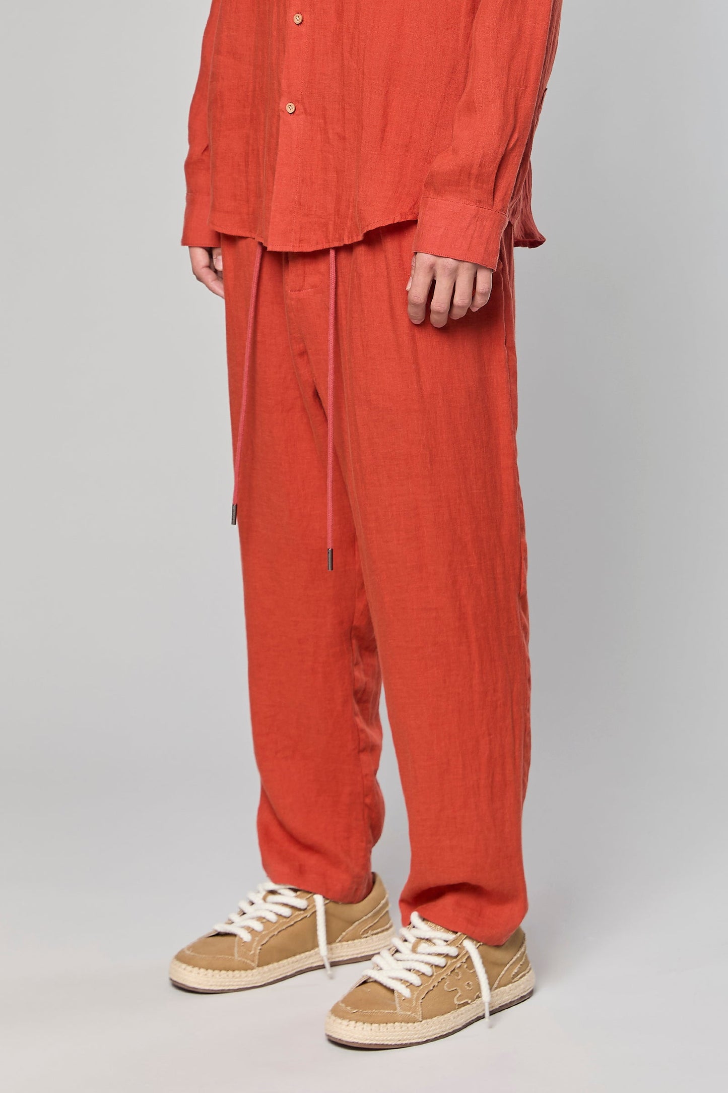 Linen 777 Terracotta Pants