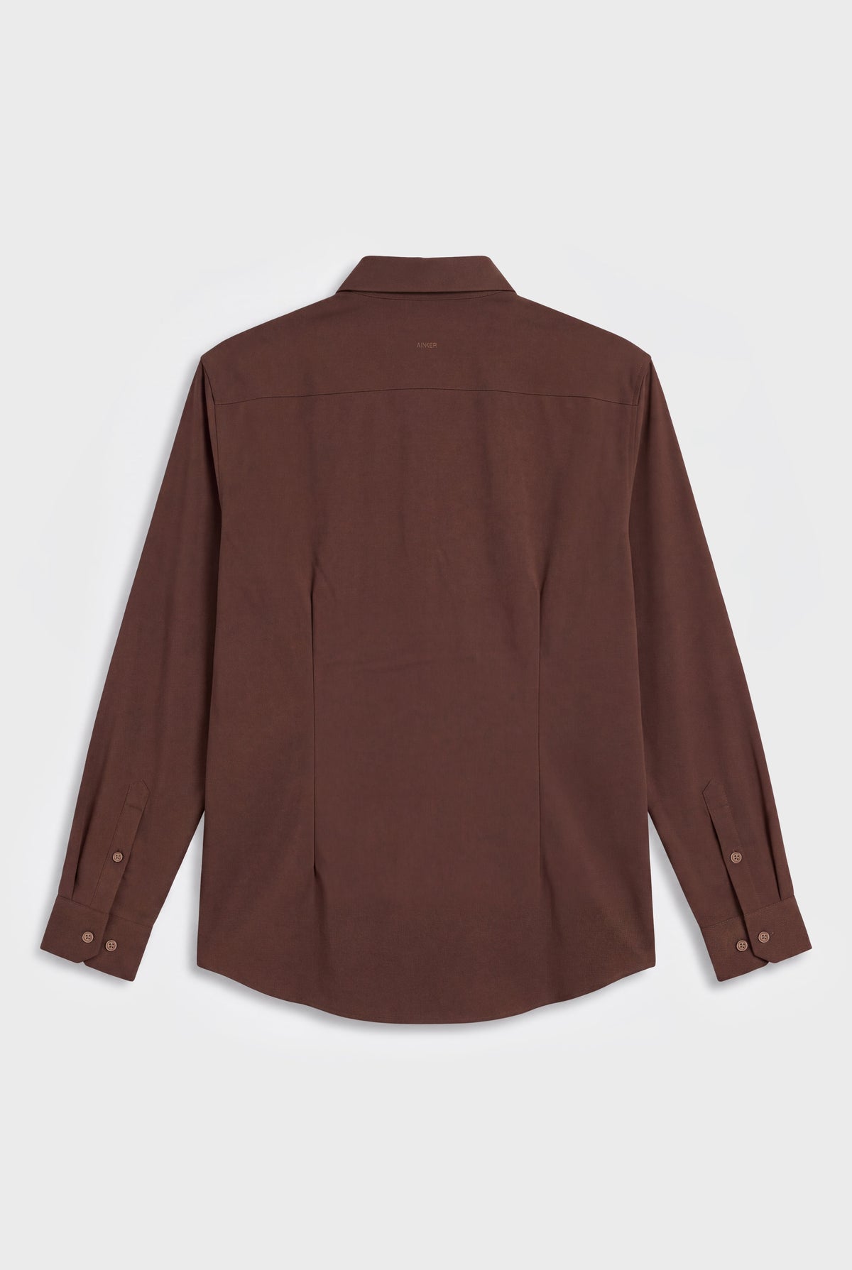 Wool Blend 1081 Brown Shirt