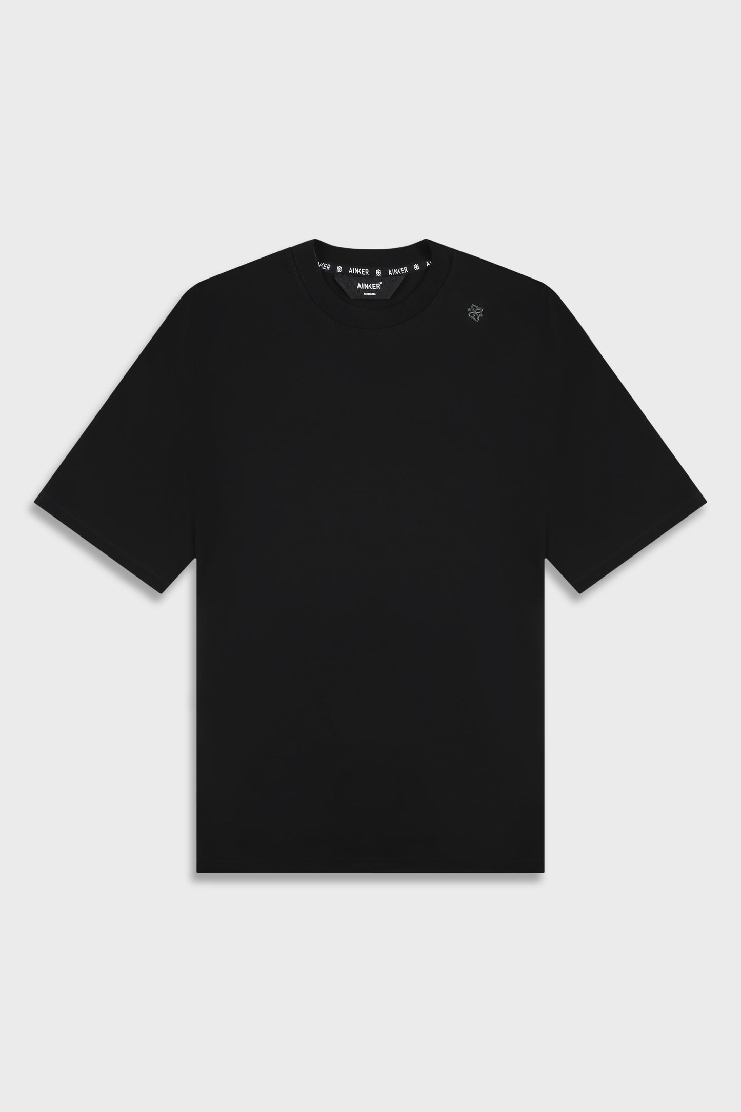 Mercerized 743 Black T-Shirt