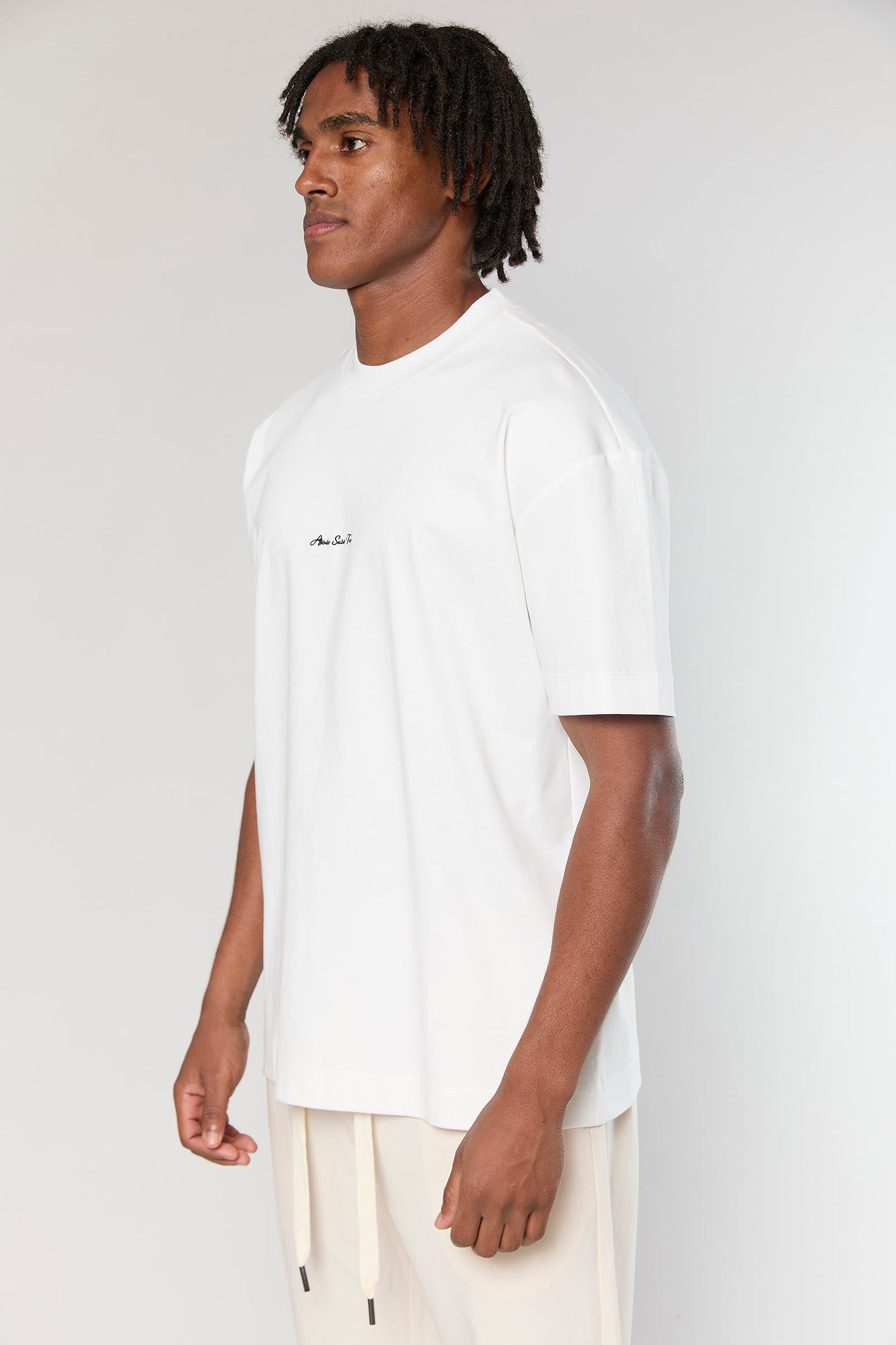 Mercerized 722 White T-Shirt