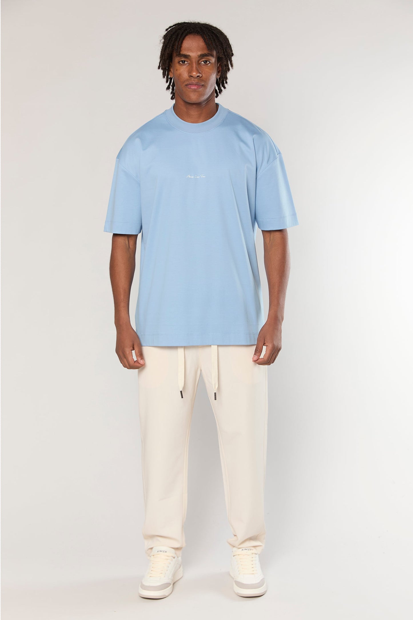 Mercerized 722 L.Blue T-Shirt