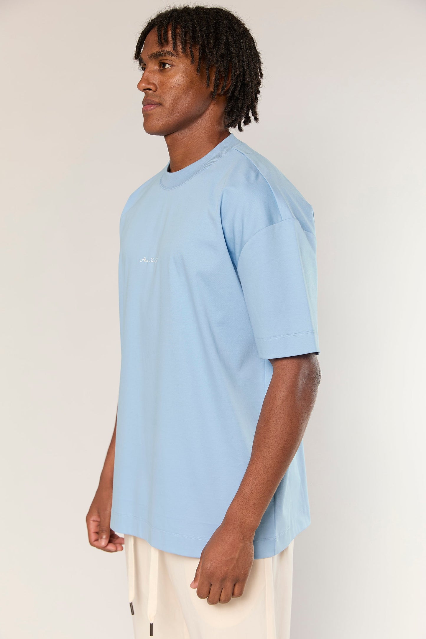 Mercerized 722 L.Blue T-Shirt