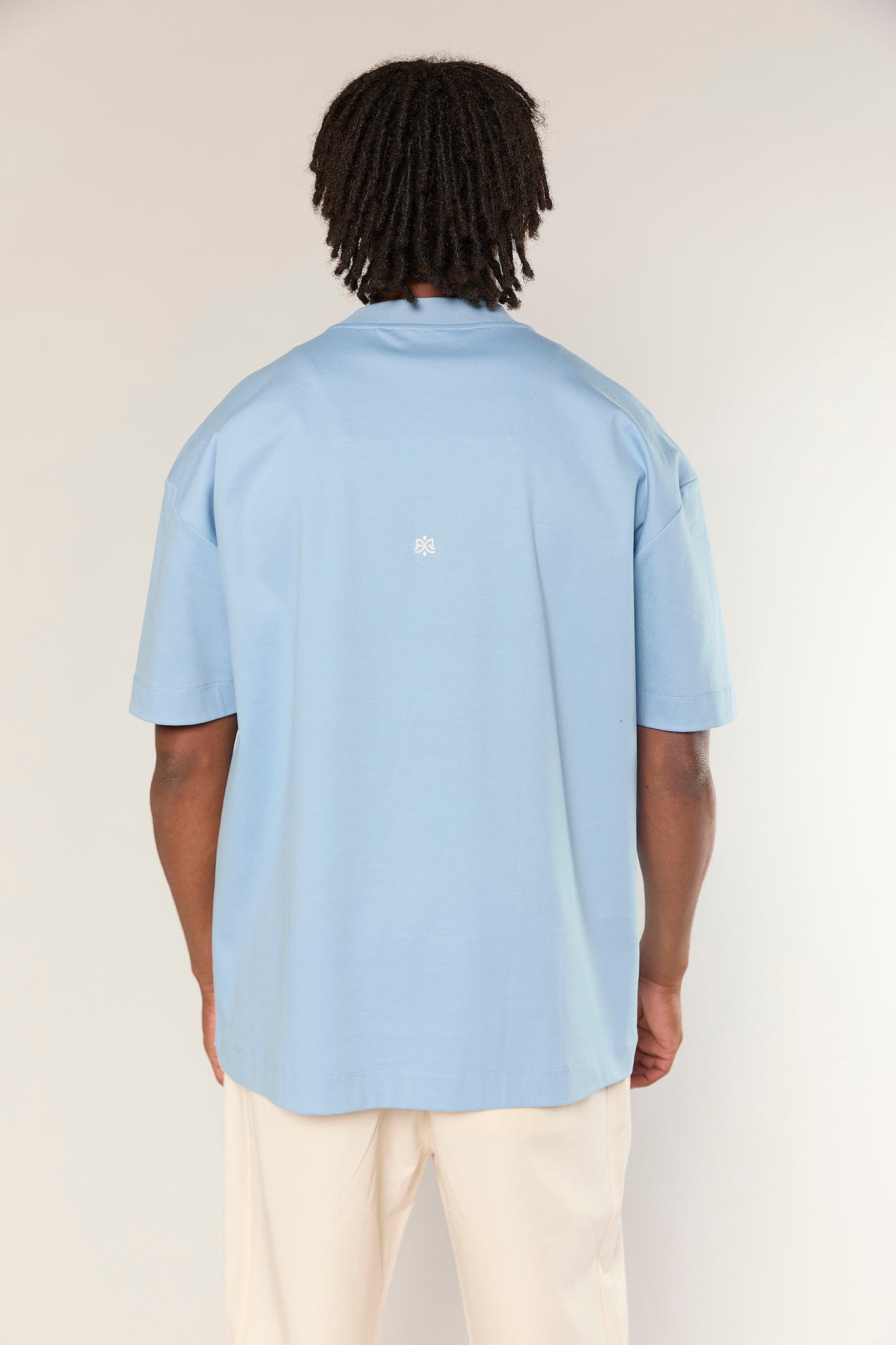 Mercerized 722 L.Blue T-Shirt