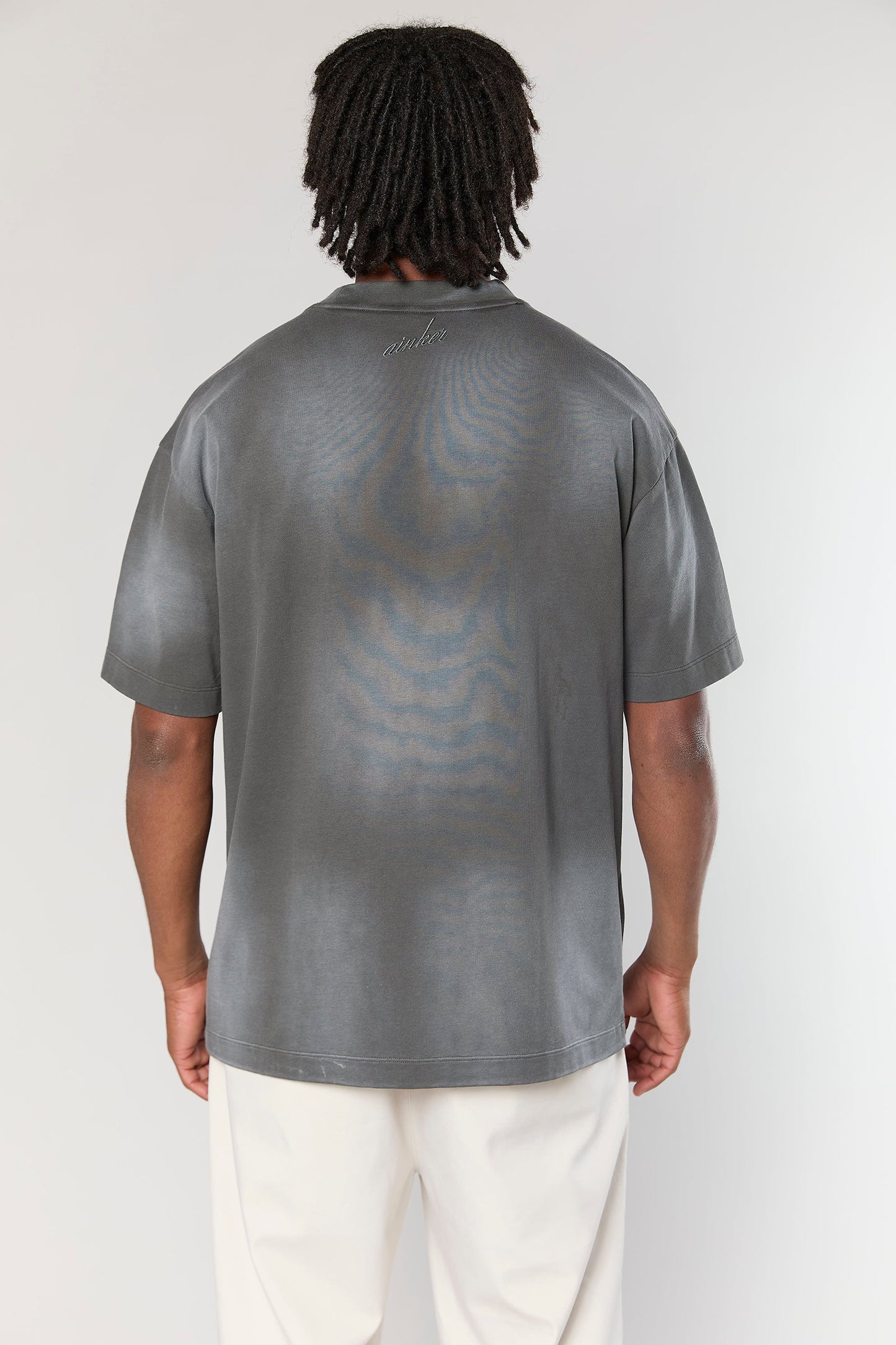 Cotton Wash 811 D.Gray T-Shirt