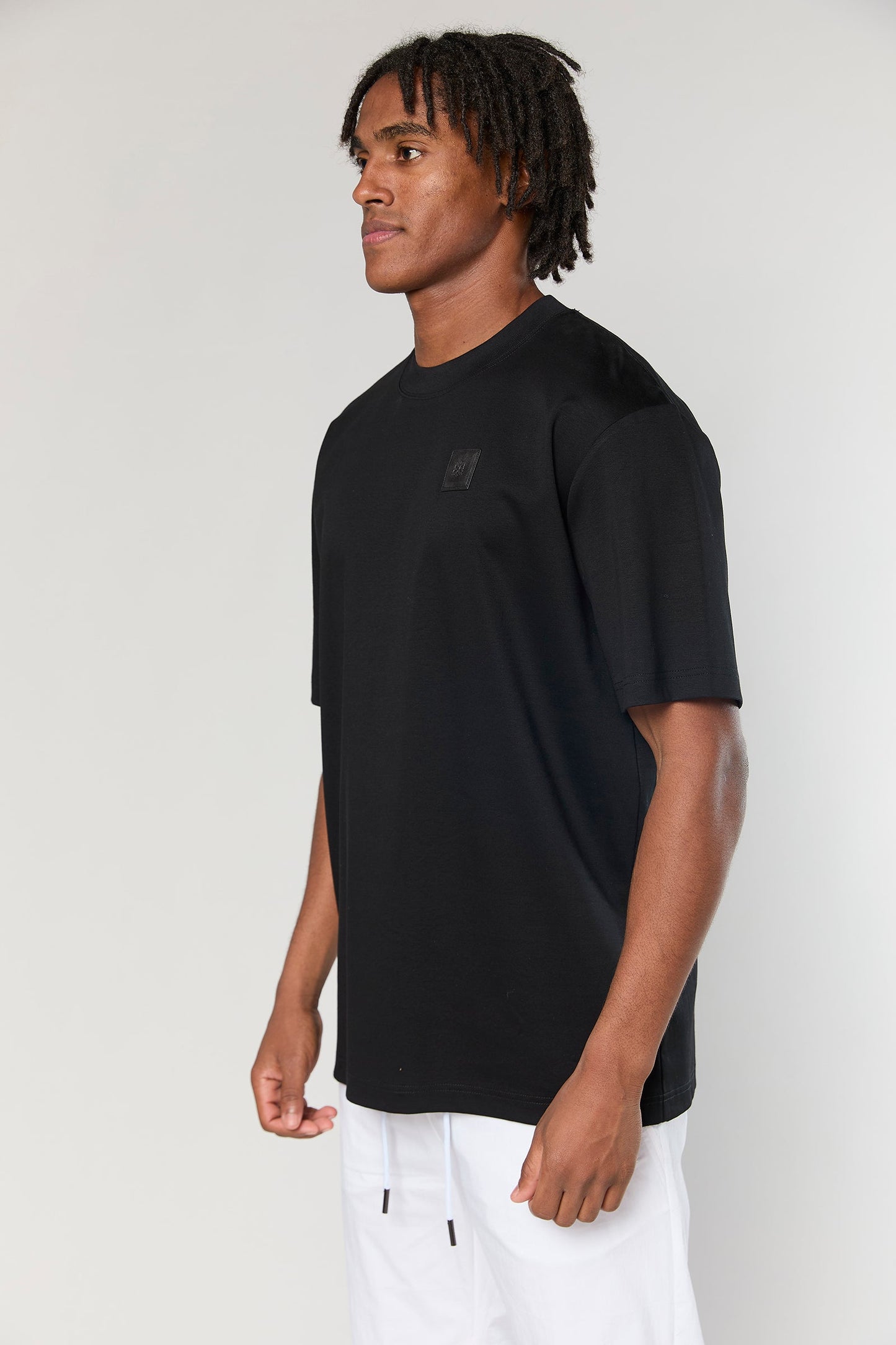 Mercerized 818 Black T-Shirt