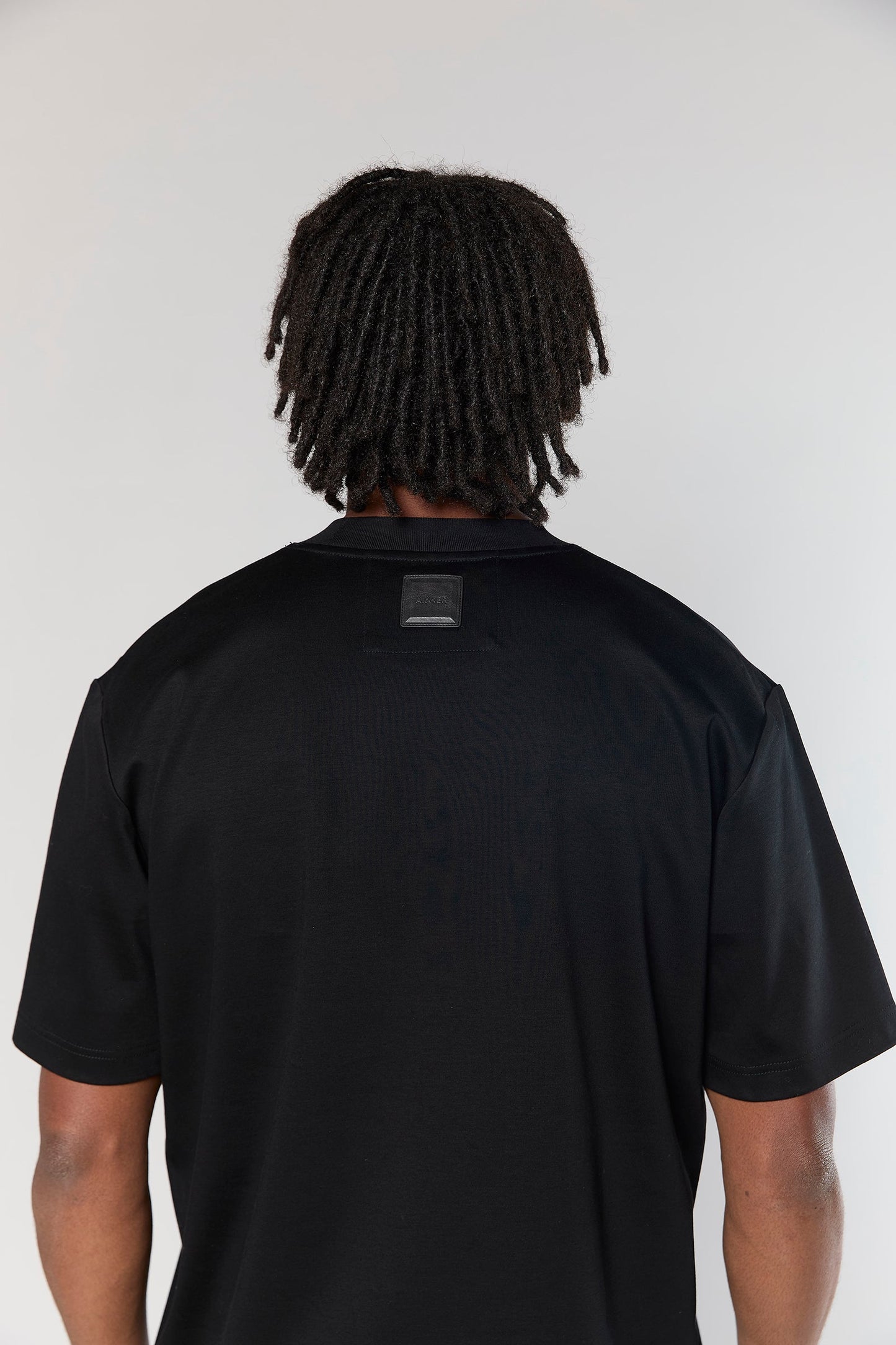 Mercerized 818 Black T-Shirt