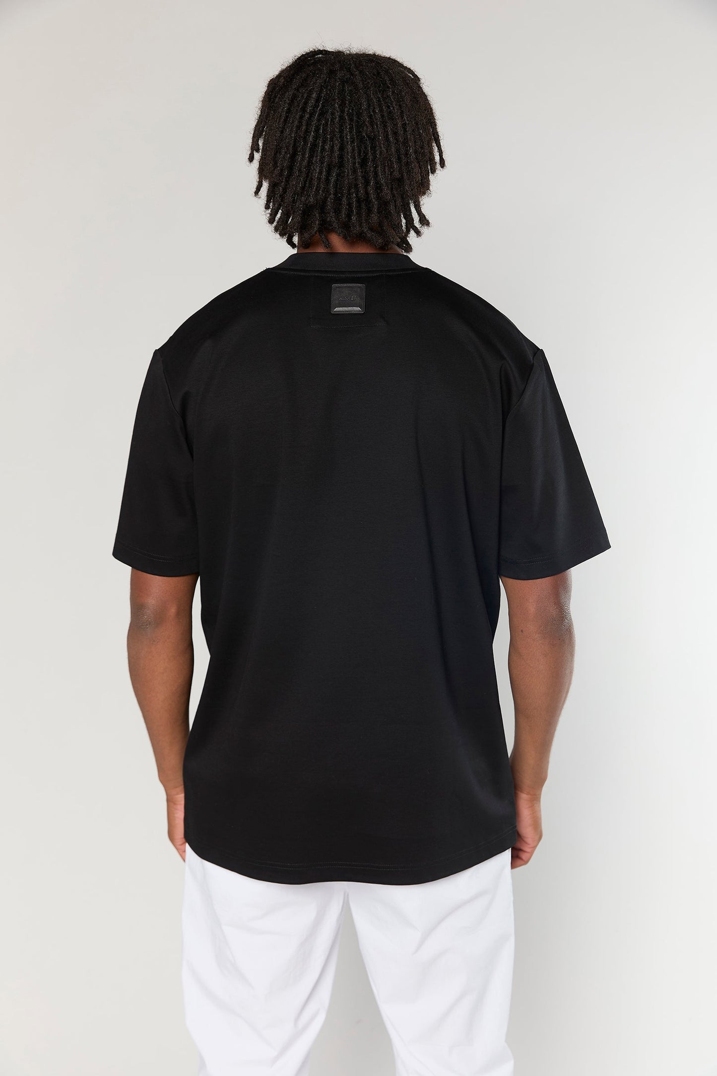 Mercerized 818 Black T-Shirt
