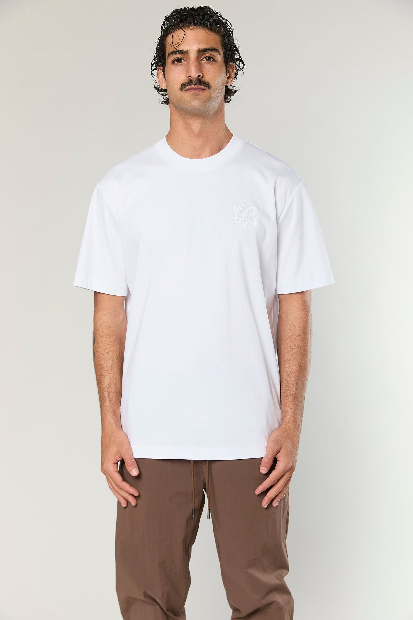 Mercerized 739 White T-Shirt