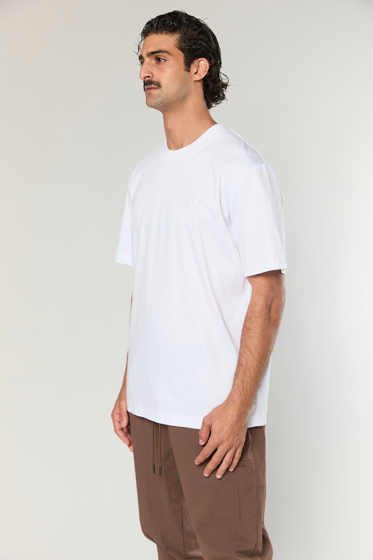 Mercerized 739 White T-Shirt