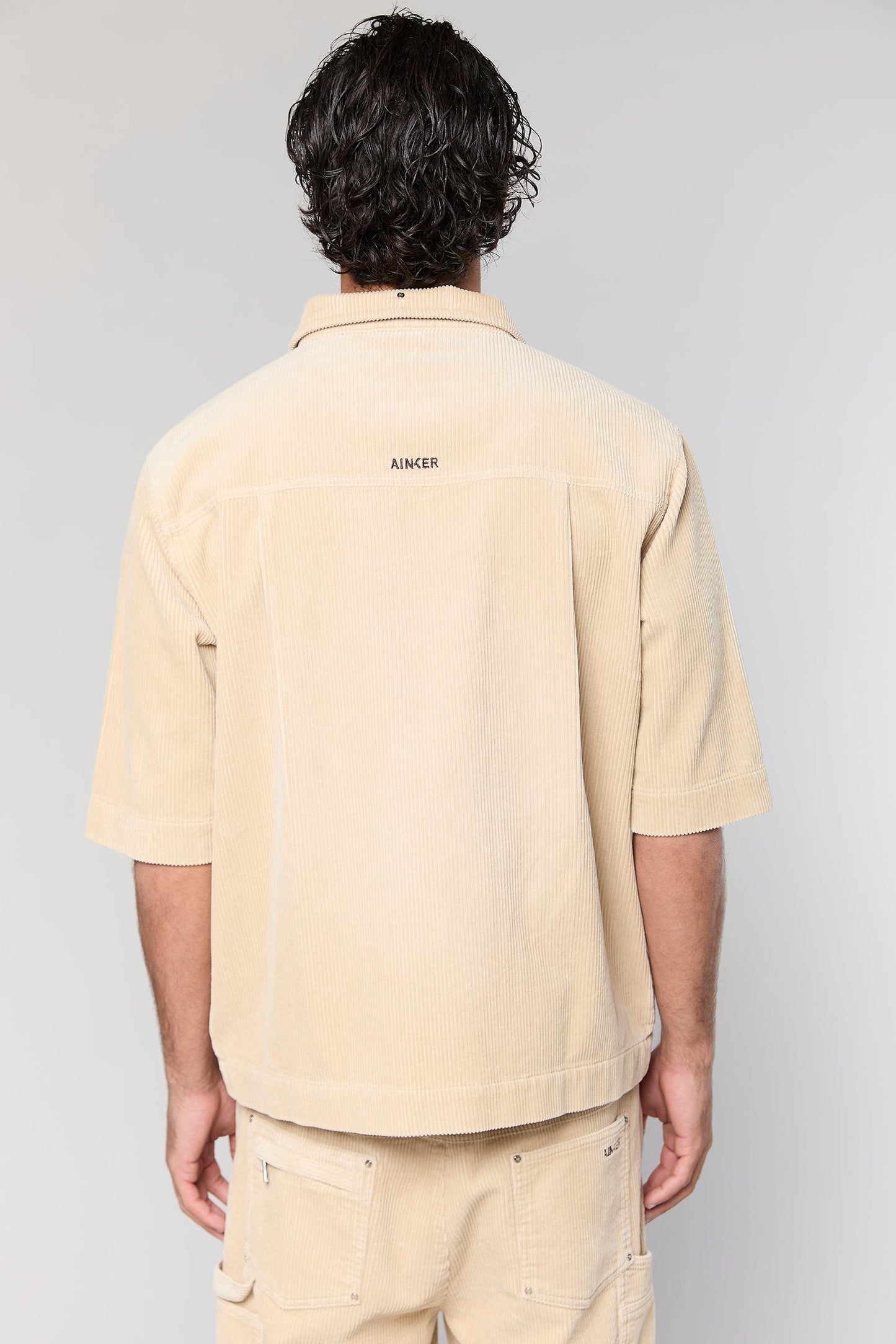 Wash Corduroy 708 Mocha Short Jacket