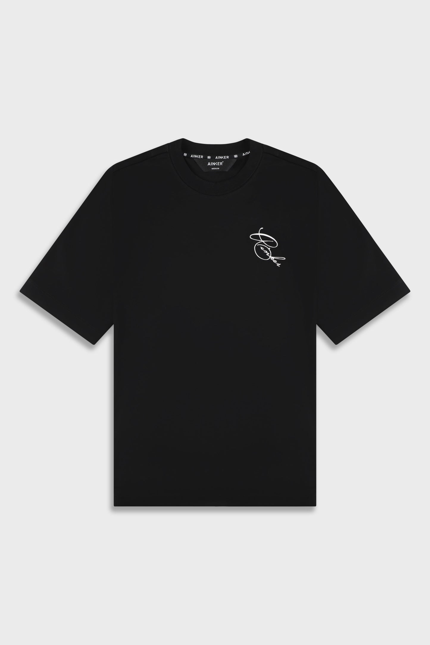 Mercerized 844 Black T-Shirt