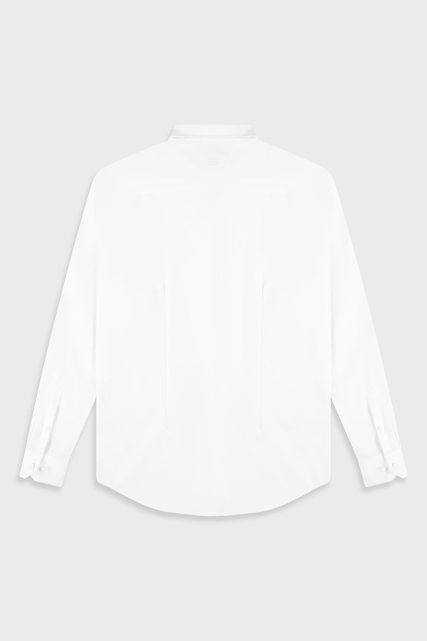 Wool Blend White 778 Zipper Shirt