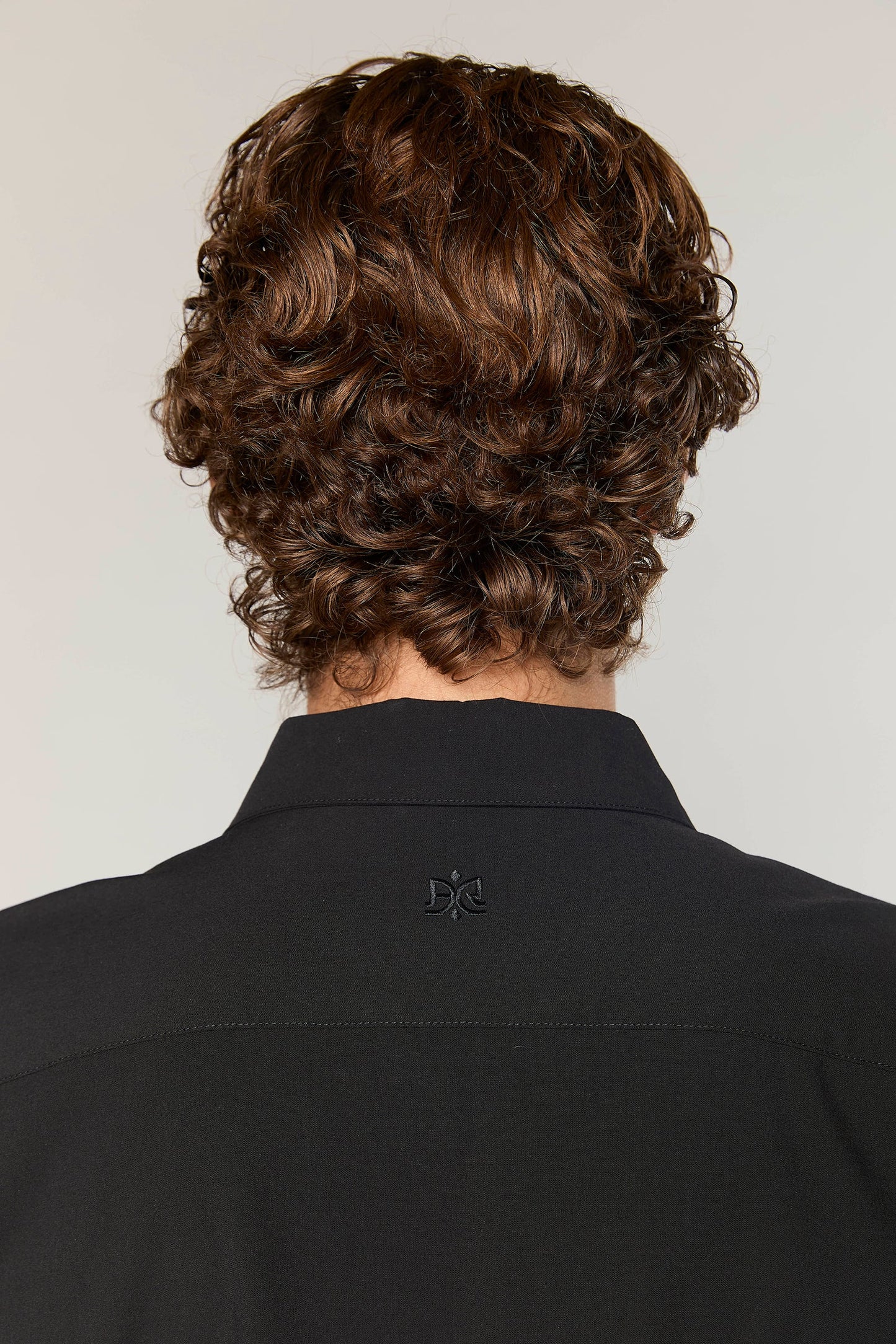 Wool Blend Black 778 Zipper Shirt