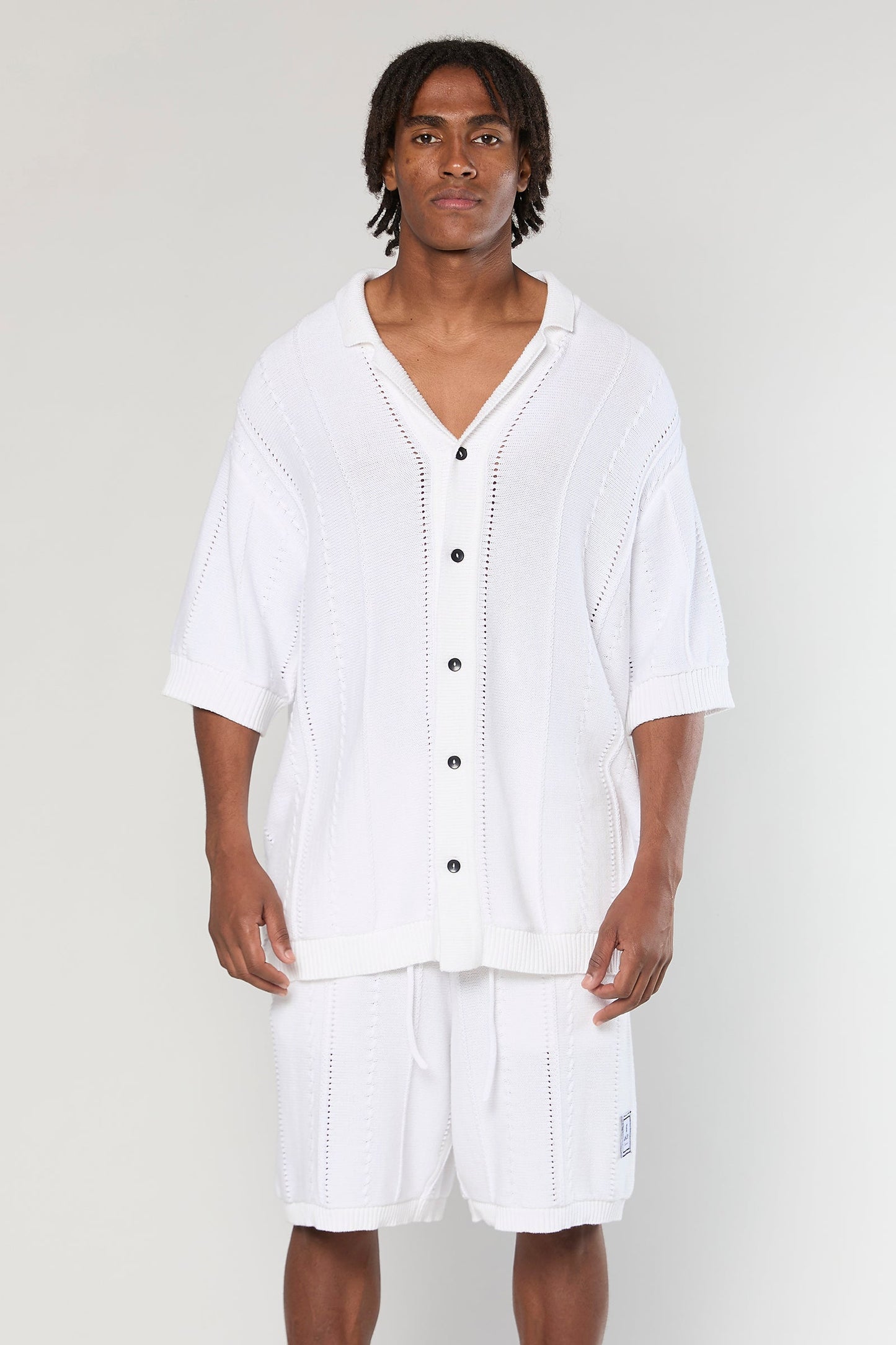 White Knit 720 Short Pant