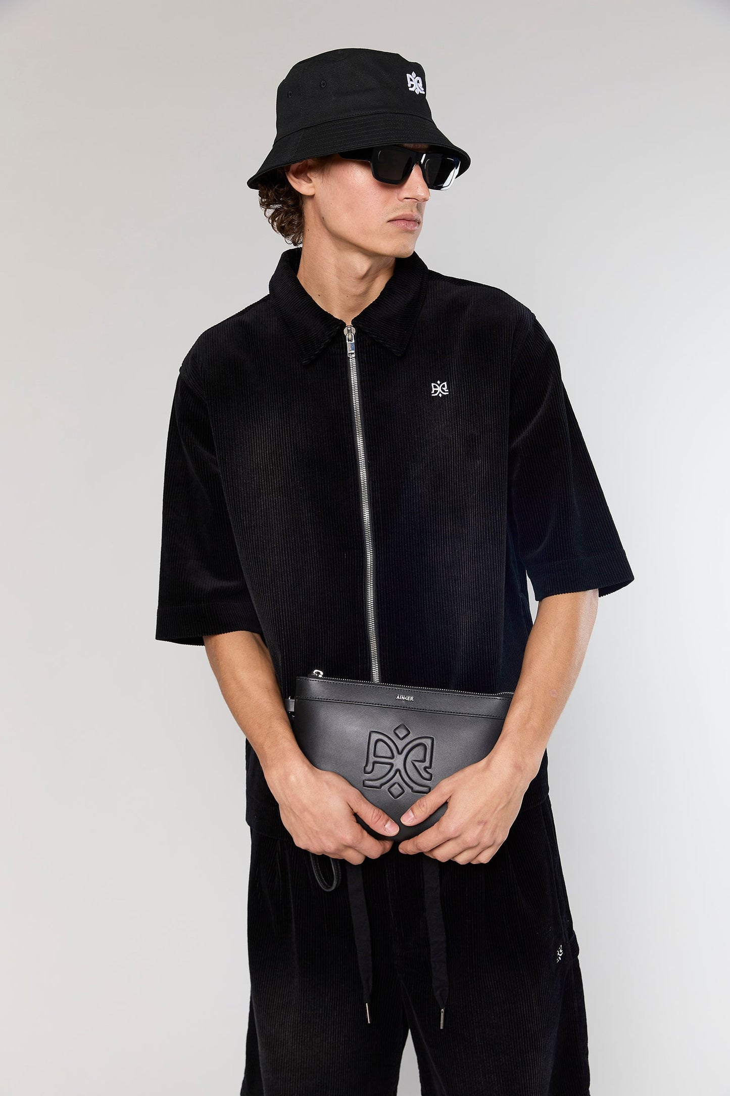 868 Black Cotton Bucket Hat
