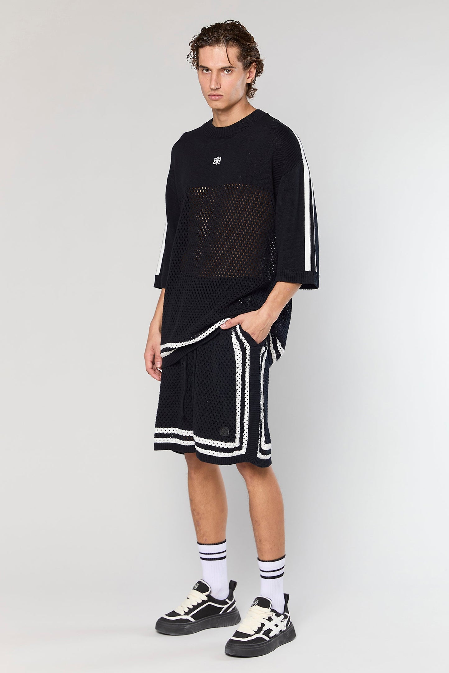 Black Mesh 804 T-Shirt