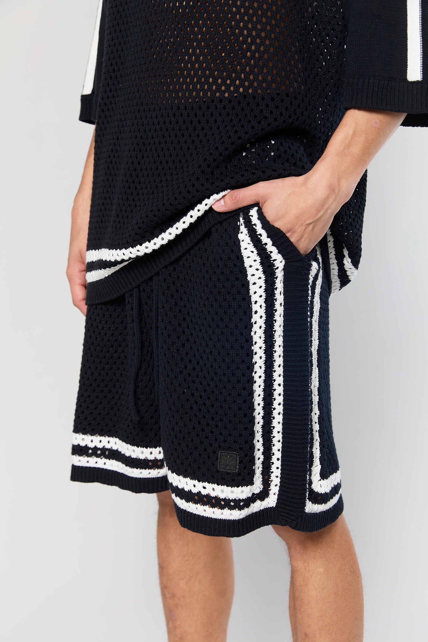 Black Mesh 804 Short Pant