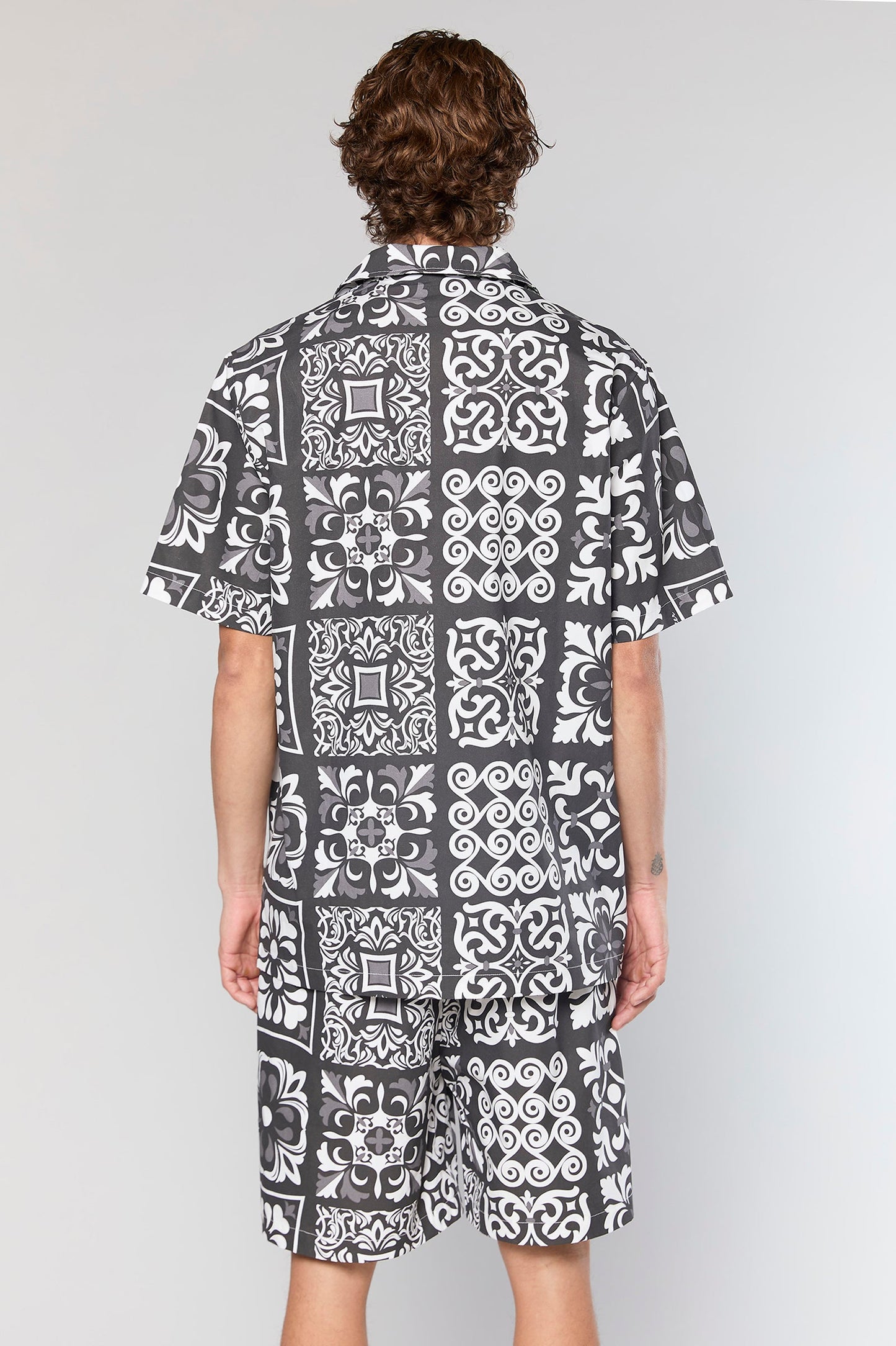 Cotton Poplin 840 Black Shirt