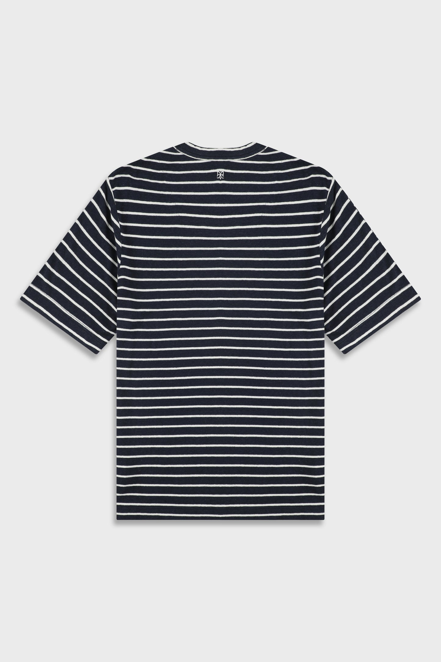 Blue Stripe Linen 718 T-SHIRT