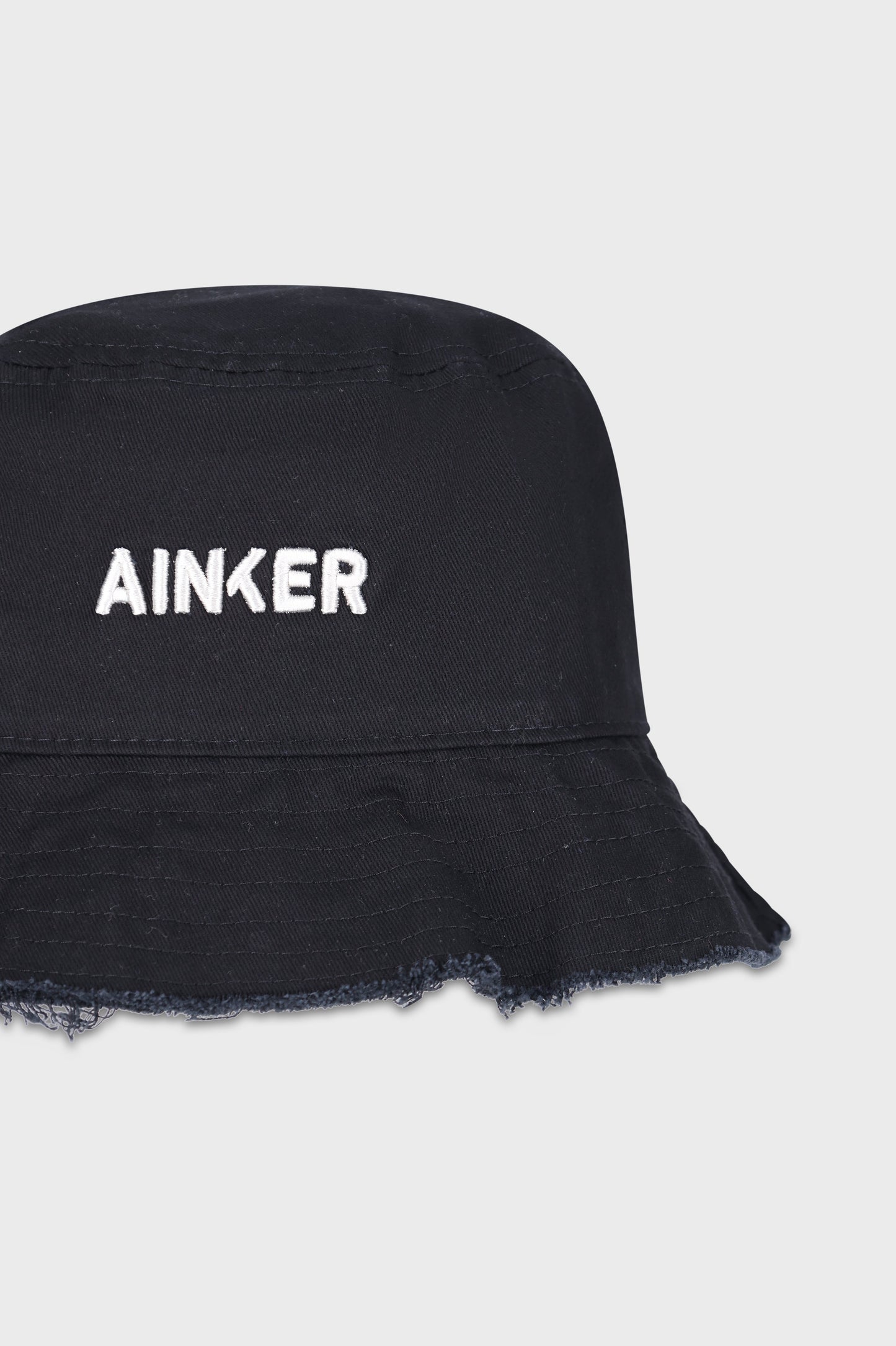 867 Black Cotton Bucket Hat