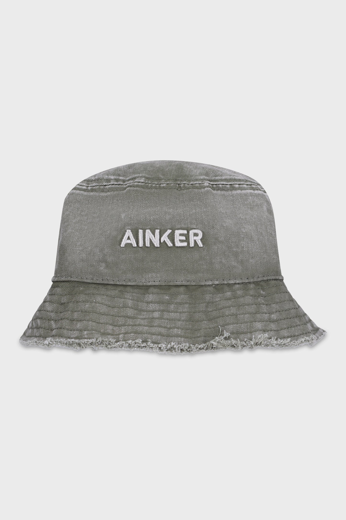 867 Wash Green Cotton Bucket Hat