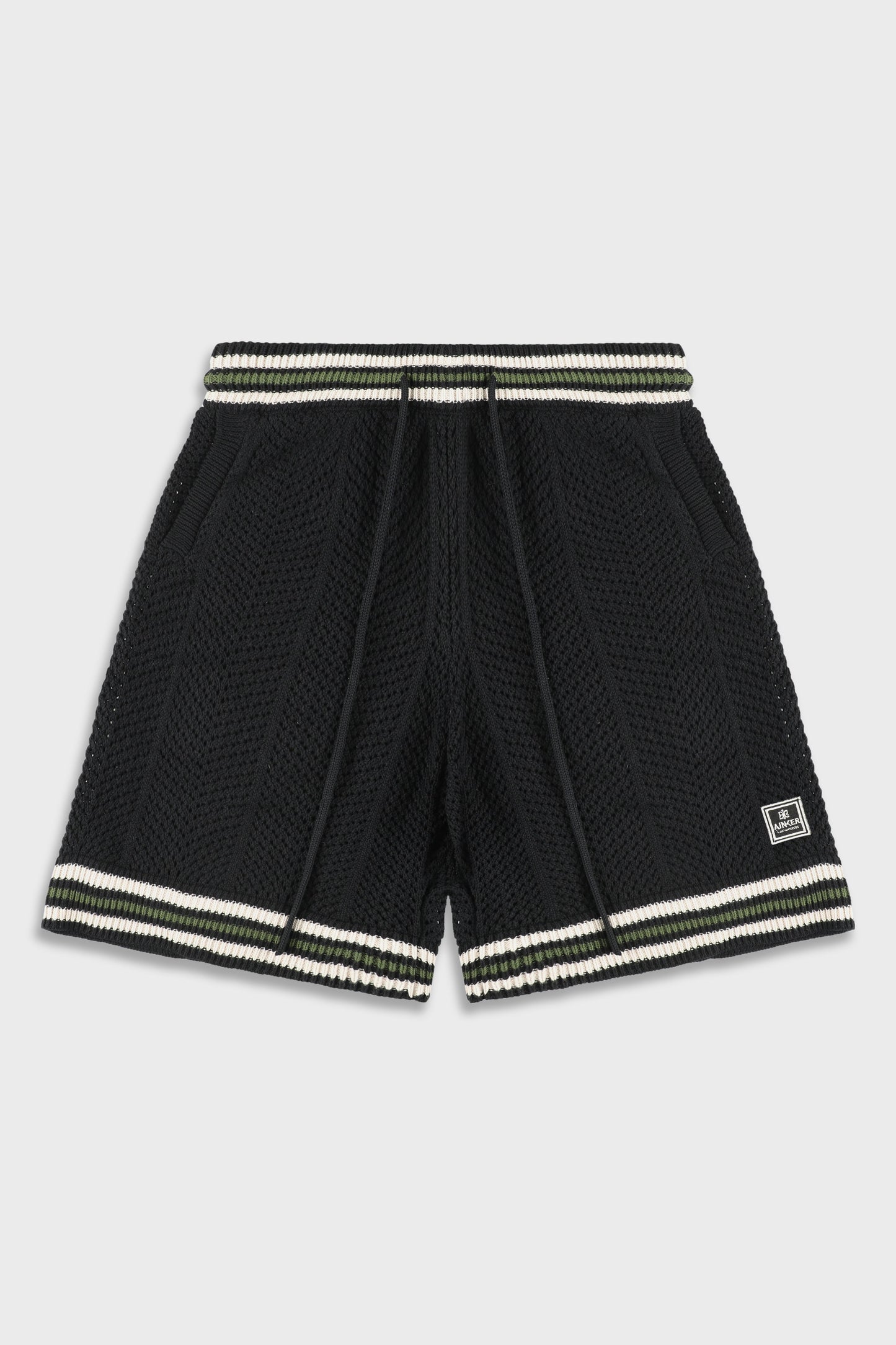802 Black Knit Short Pant