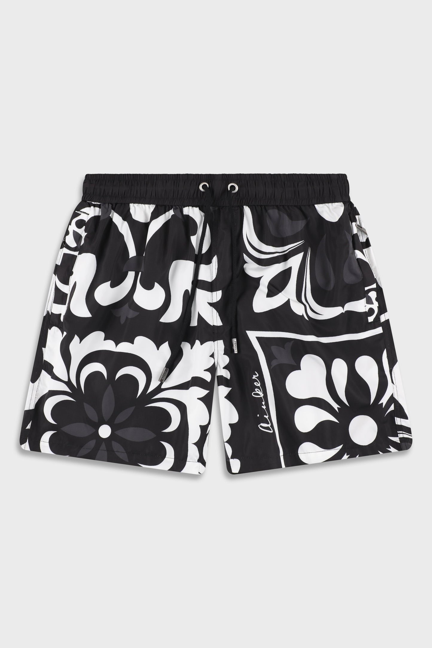 Flower 824 Black Swimwear