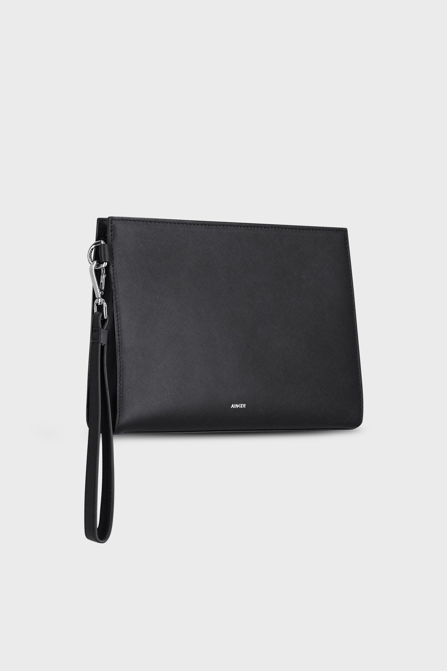 Black 691 Clutch Saffiano Bag