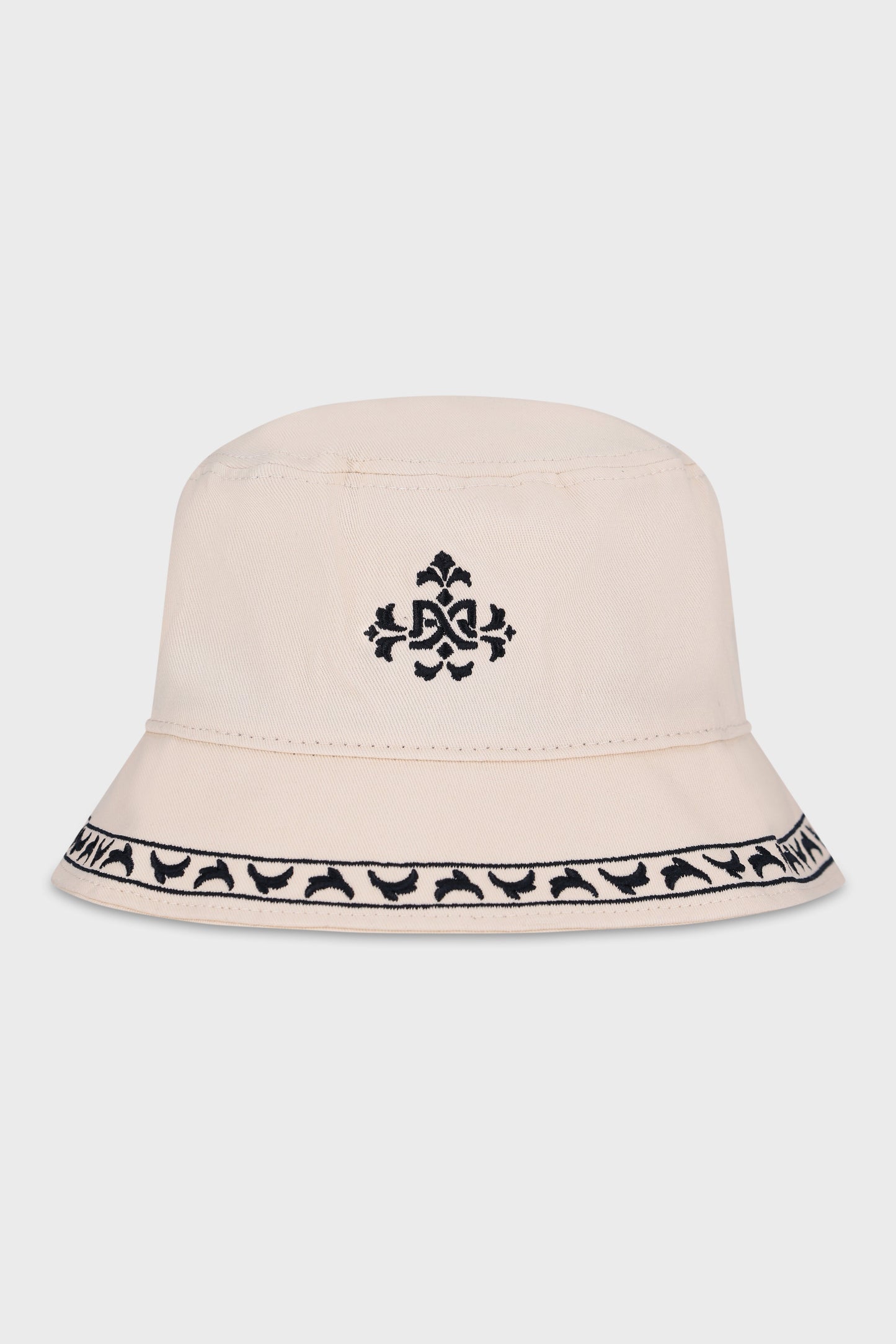 869 Off-White Cotton Bucket Hat