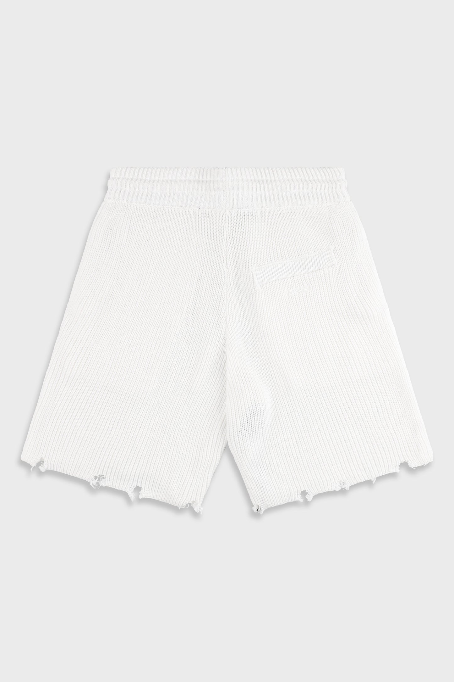 820 White Knit Short Pant