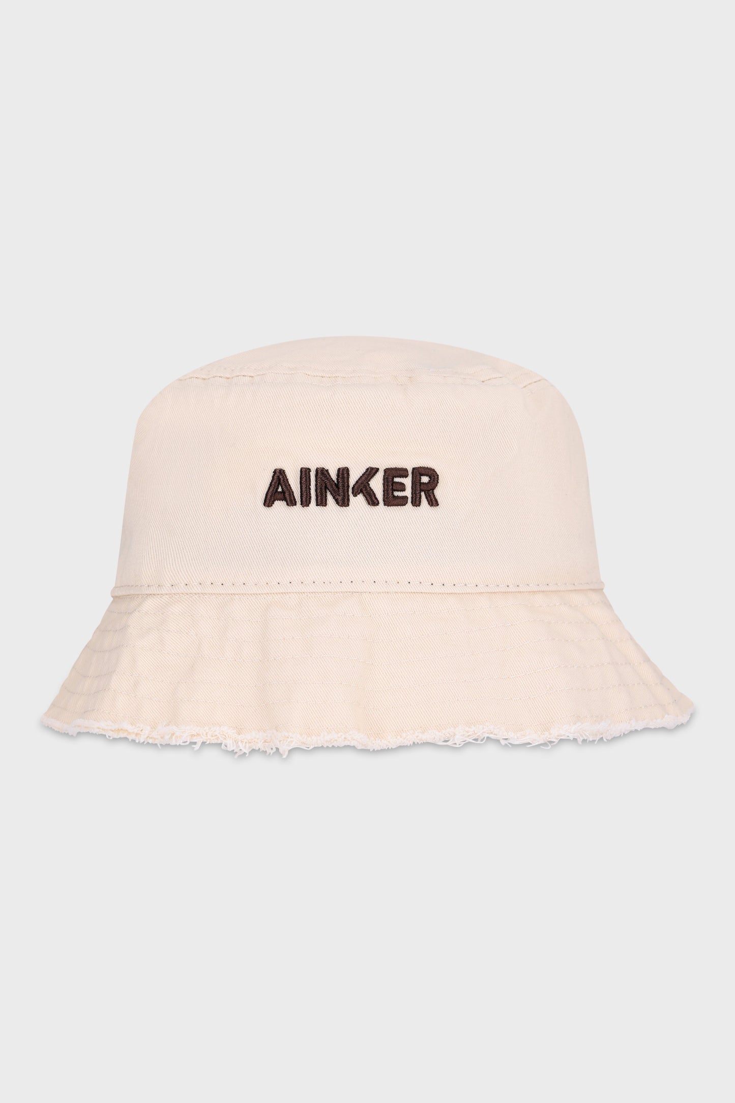 867 Wash Off-White Cotton Bucket Hat