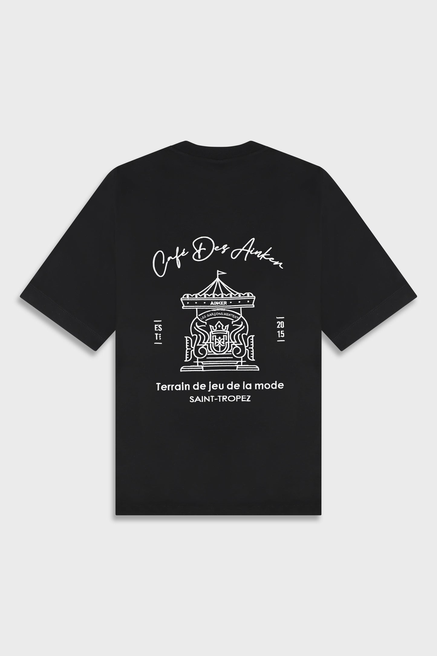 Mercerized 737 Black T-Shirt