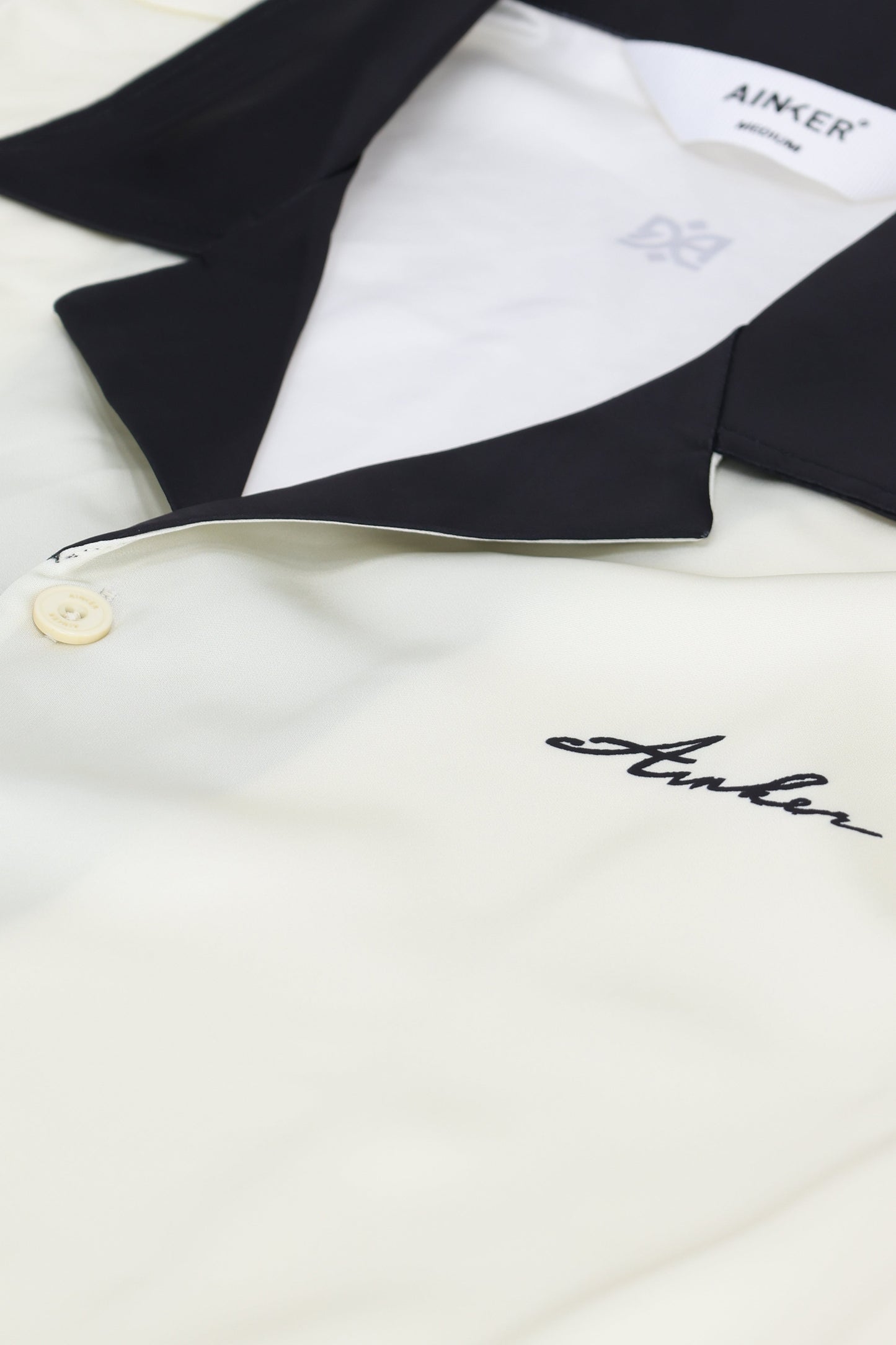 Satin 841 White Shirt