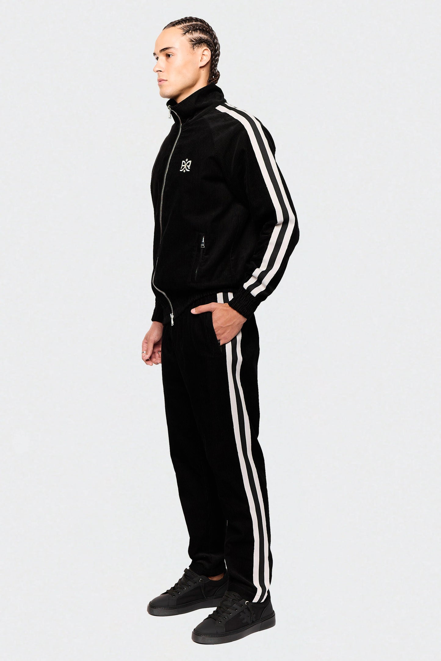 Corduroy Bands 617 Black Jacket